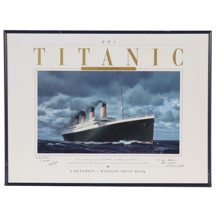 Ken Marschall Offset Lithograph after "Titanic: An Illustrated History" Cover