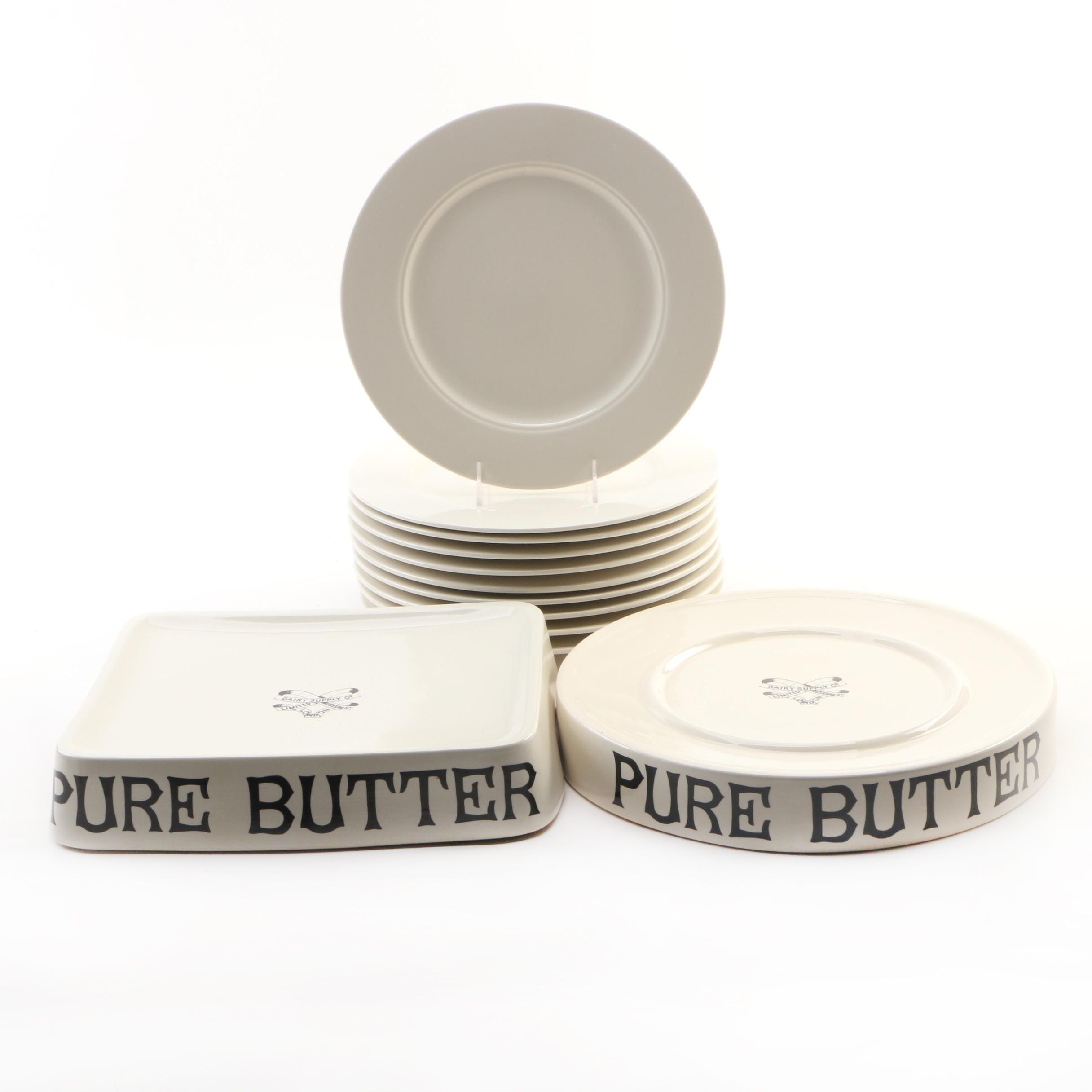 Homer Laughlin China Seville Plates and Dairy Supply Co. Limited Butter Slabs