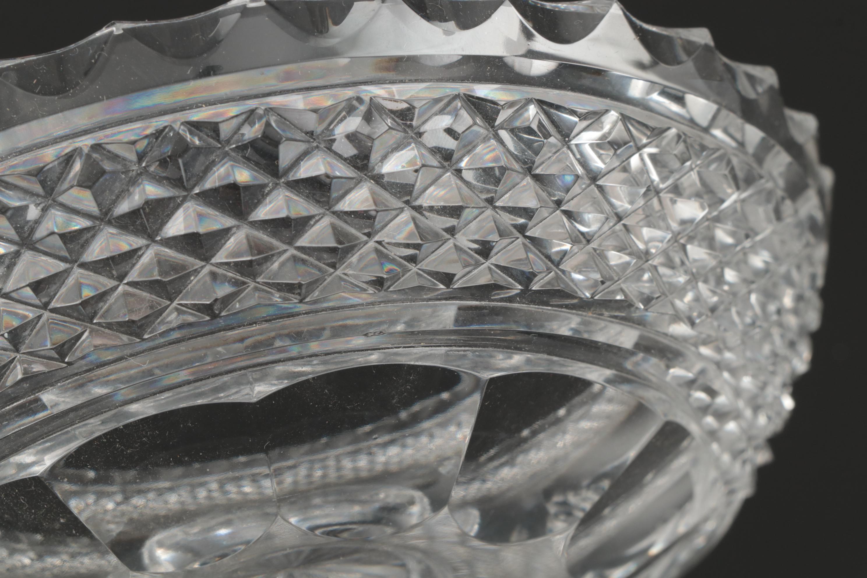 Victorian Silver Plate Epergne with Later Cut Glass Inserts, Late 19th Century