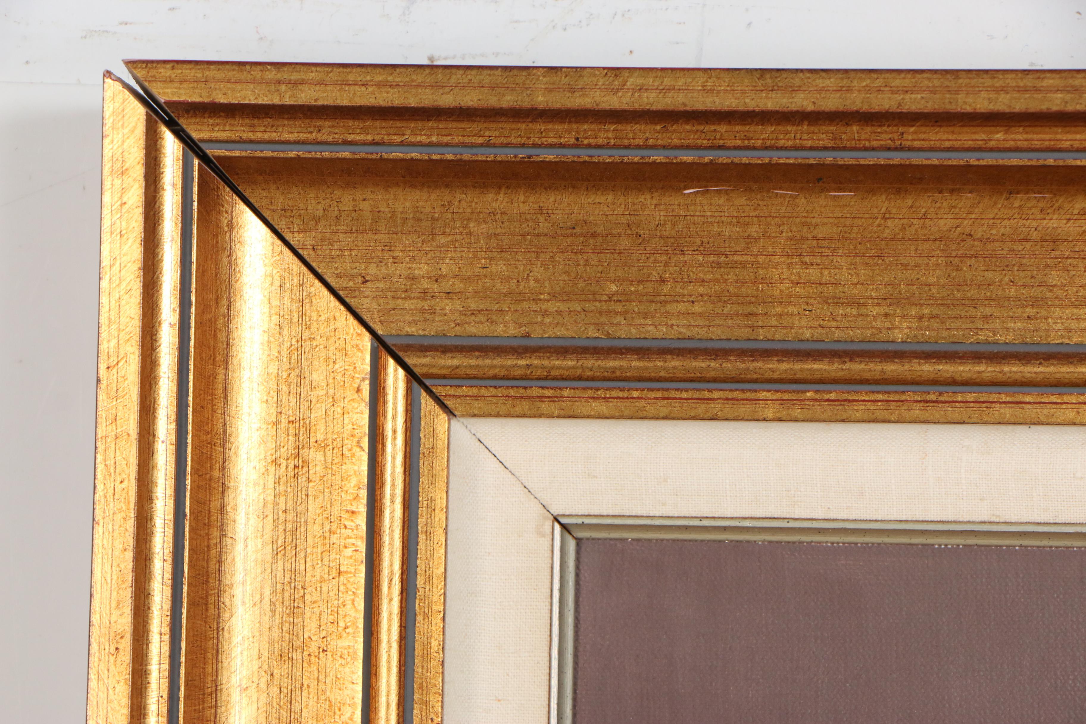 Al Jackson Still Life Oil Painting of Flowers and Peaches, Late 20th Century