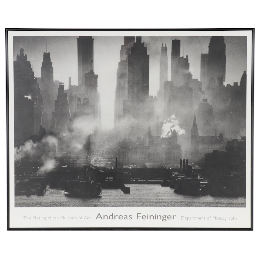 Offset Lithograph Exhibition Poster after Andreas Feininger, Late 20th Century