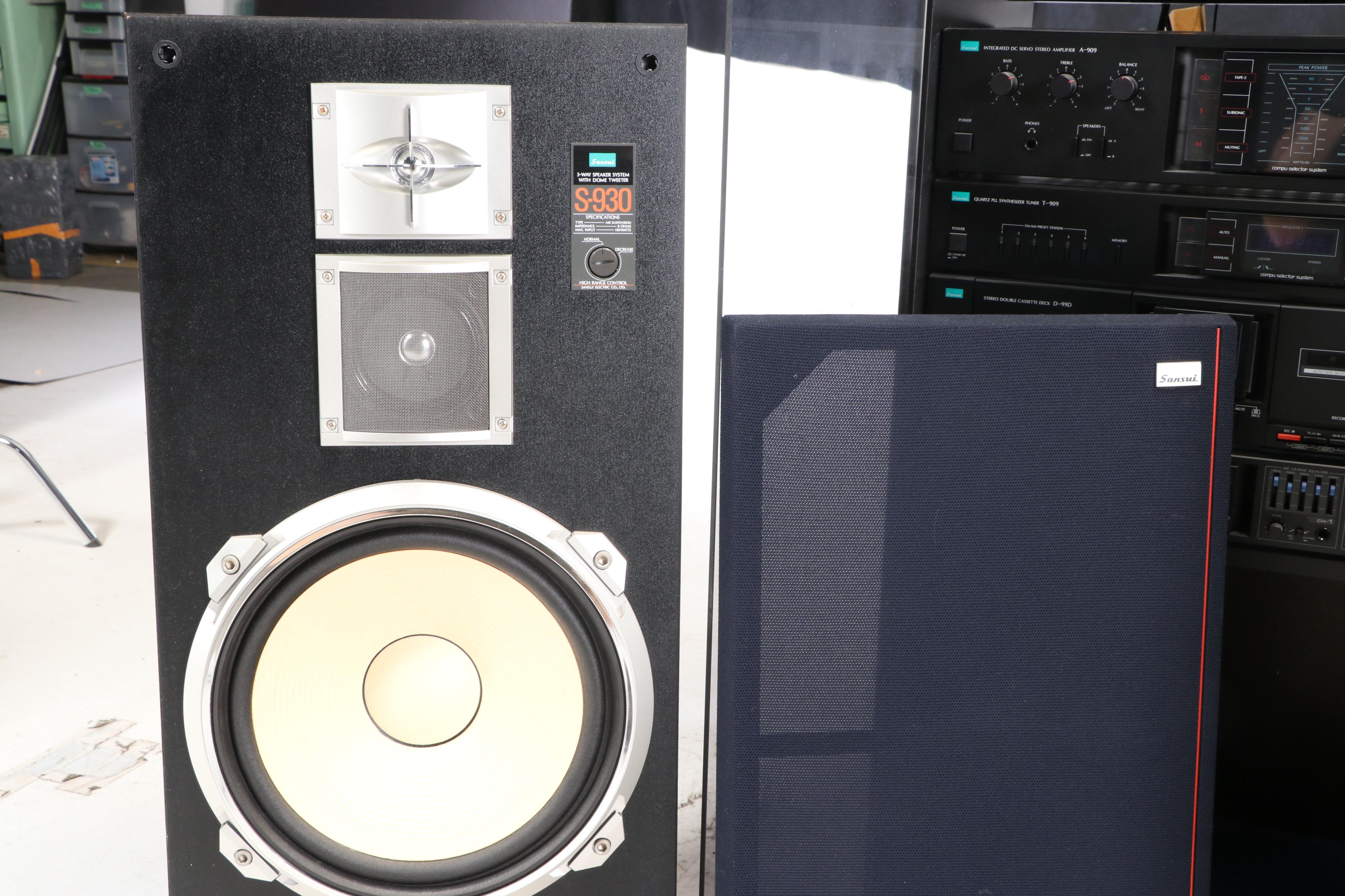 Sansui Stereo Stystem with Turntable and Speakers