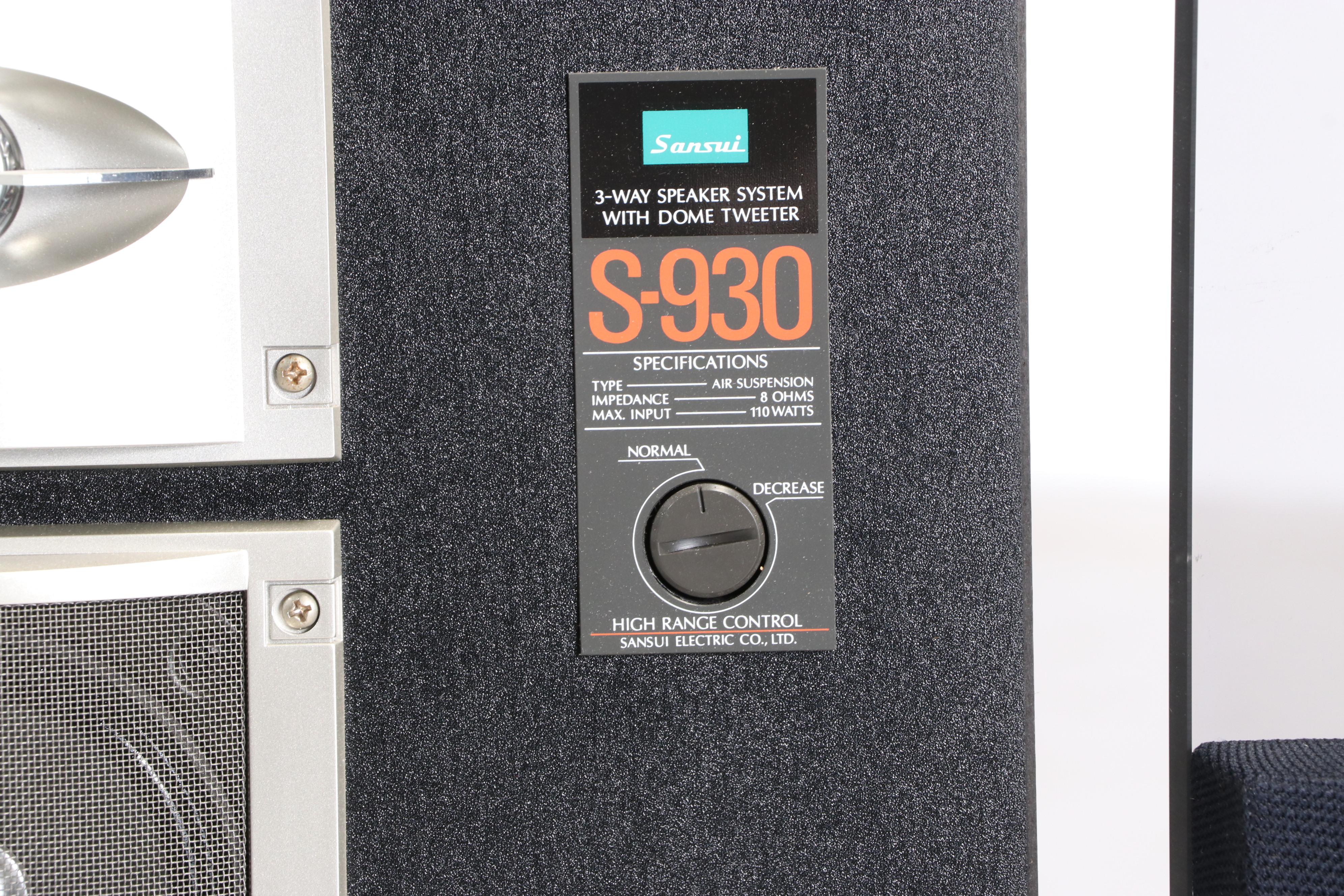 Sansui Stereo Stystem with Turntable and Speakers