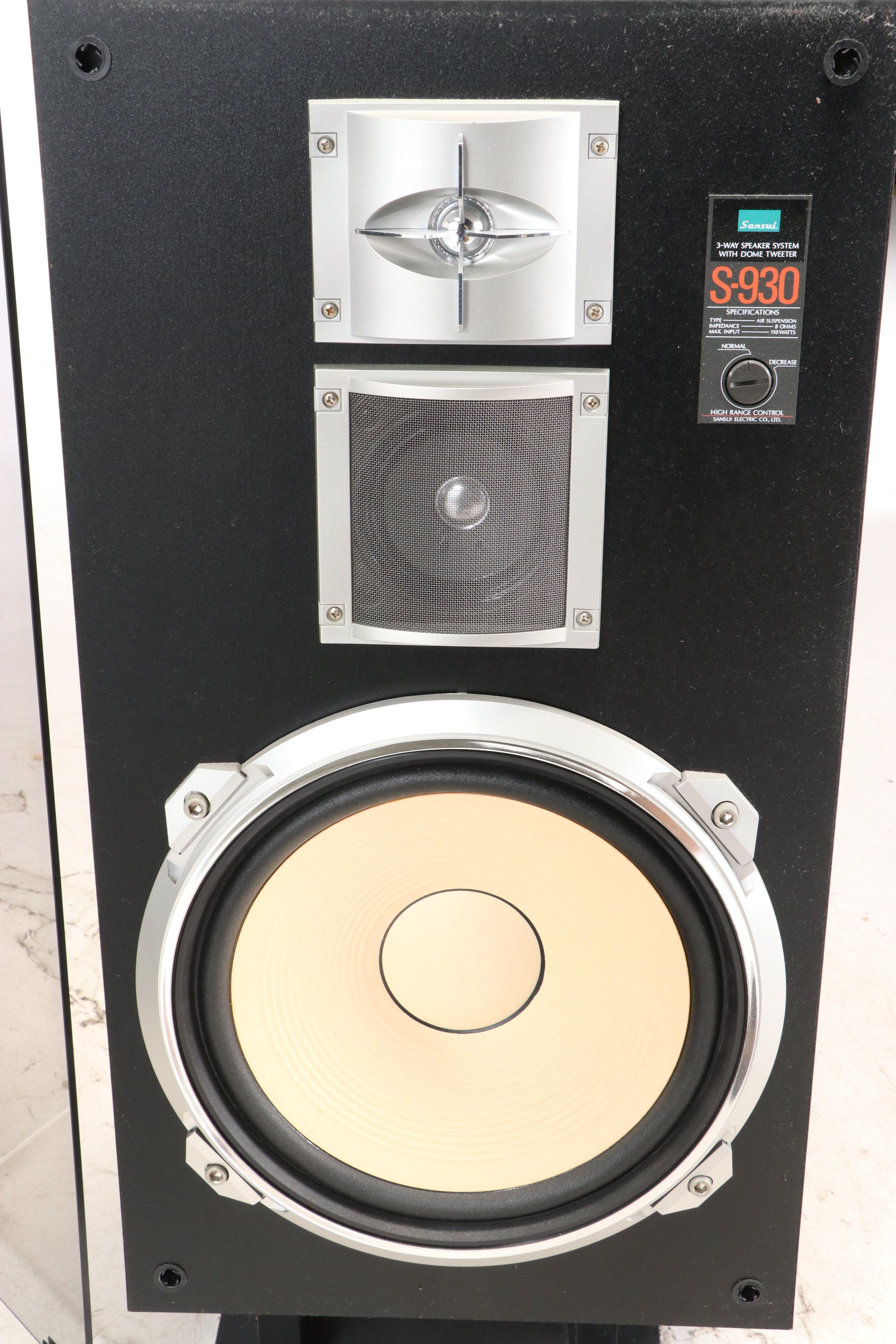 Sansui Stereo Stystem with Turntable and Speakers