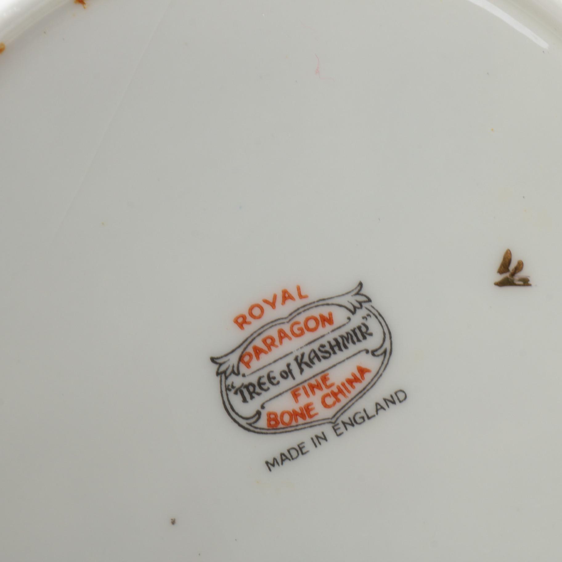 Royal Paragon "Tree of Kashmir" Porcelain Dinnerware