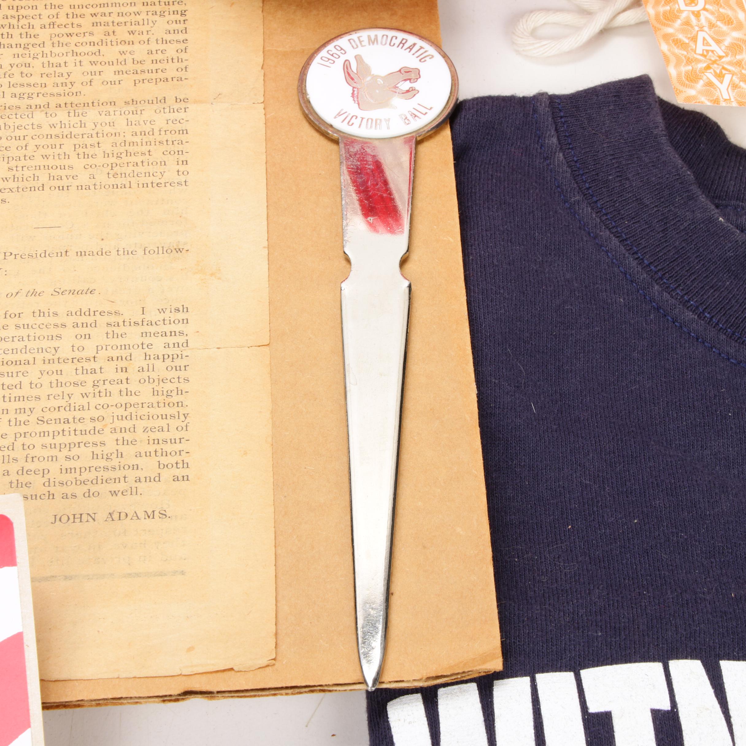 Presidential Political Memorabilia