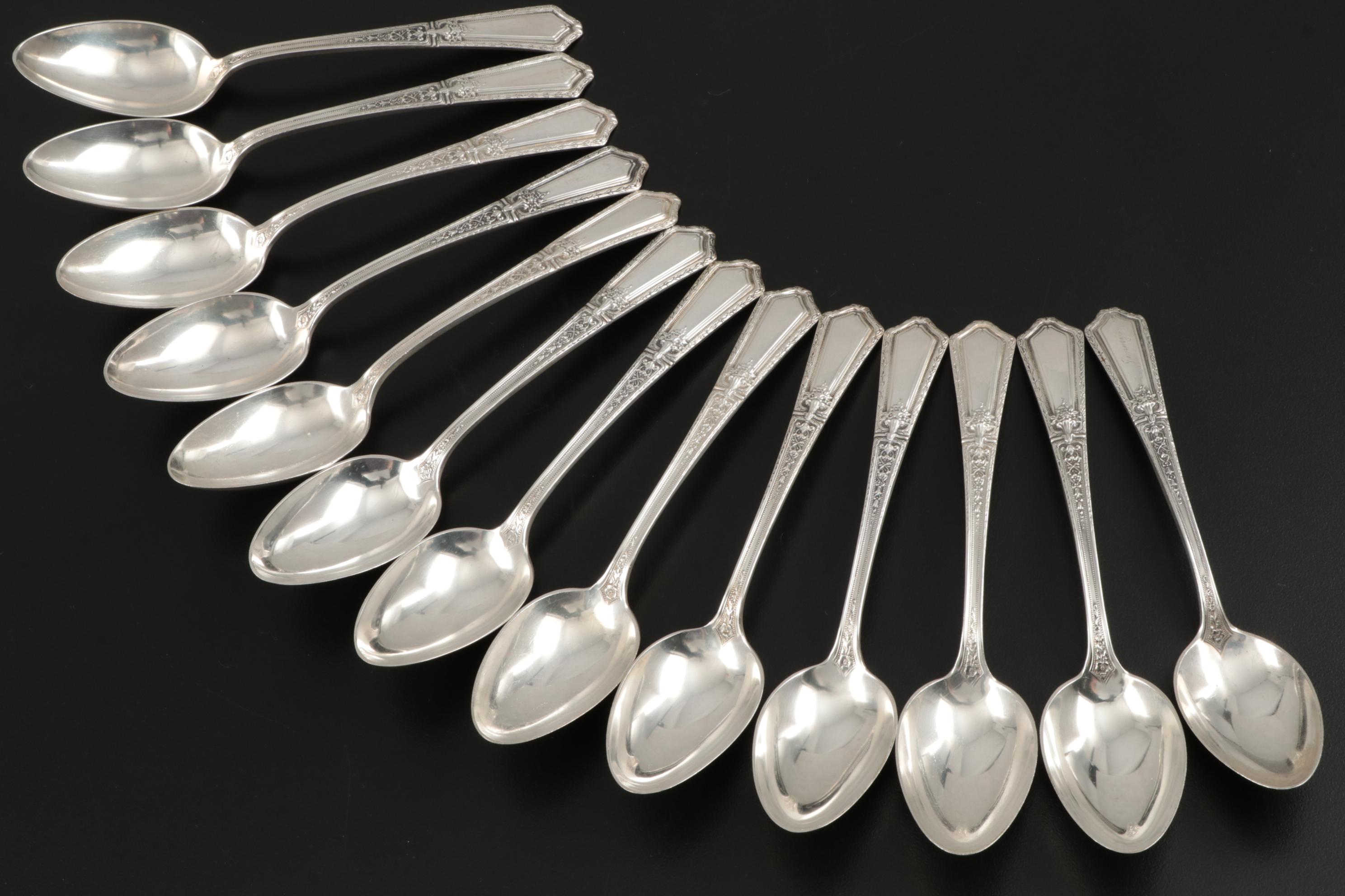 Towle "D'Orleans" Sterling Silver Flatware and Serving Utensils