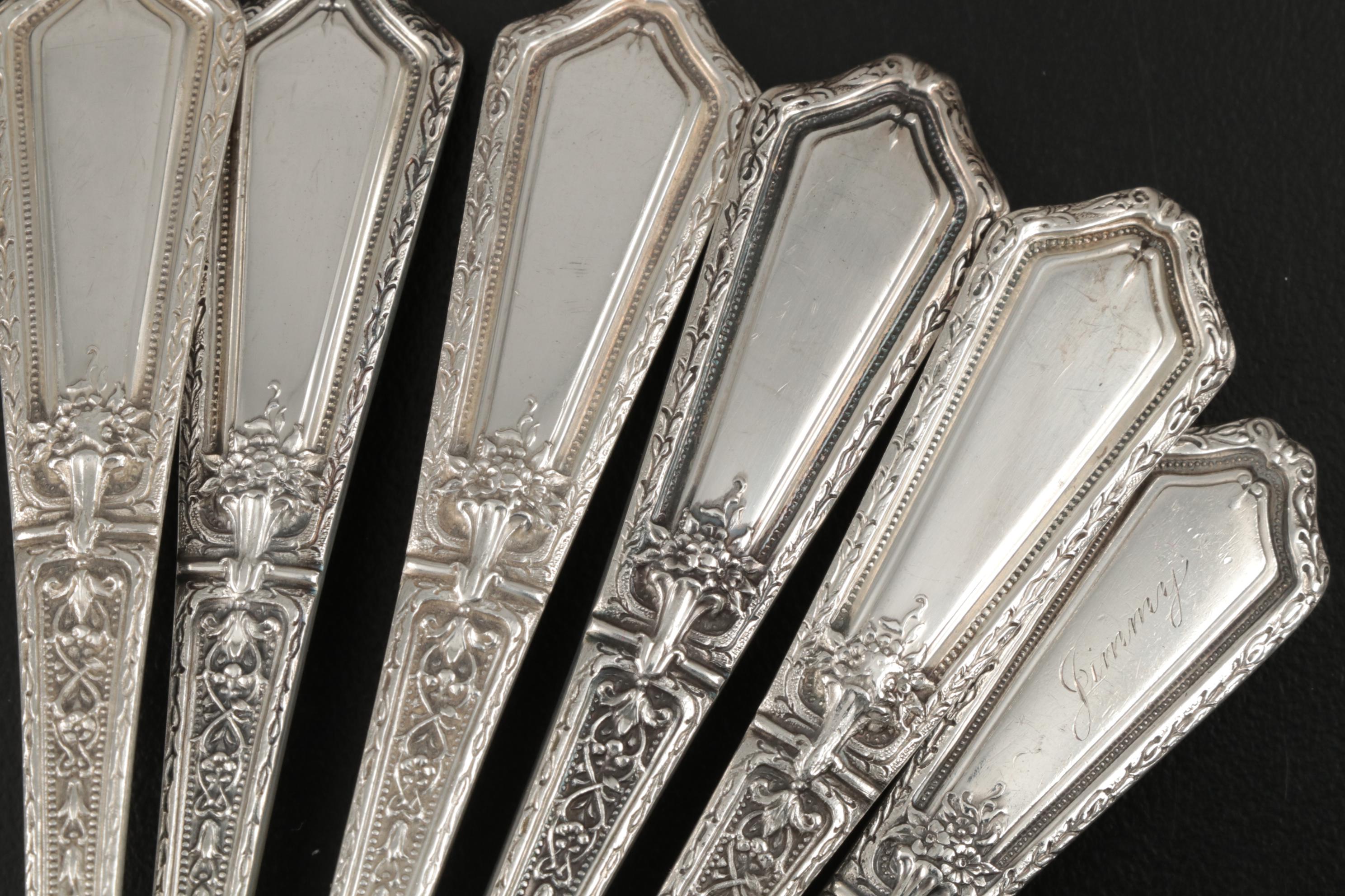 Towle "D'Orleans" Sterling Silver Flatware and Serving Utensils