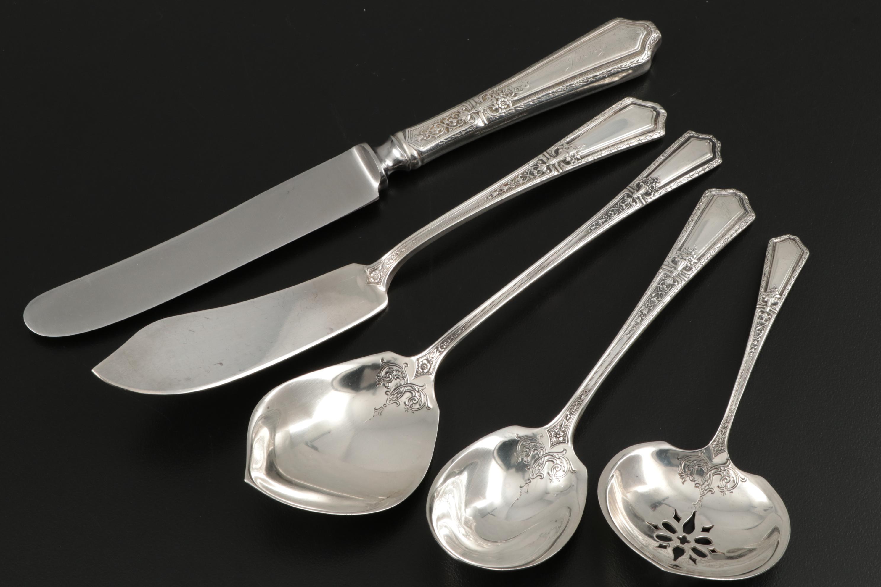 Towle "D'Orleans" Sterling Silver Flatware and Serving Utensils