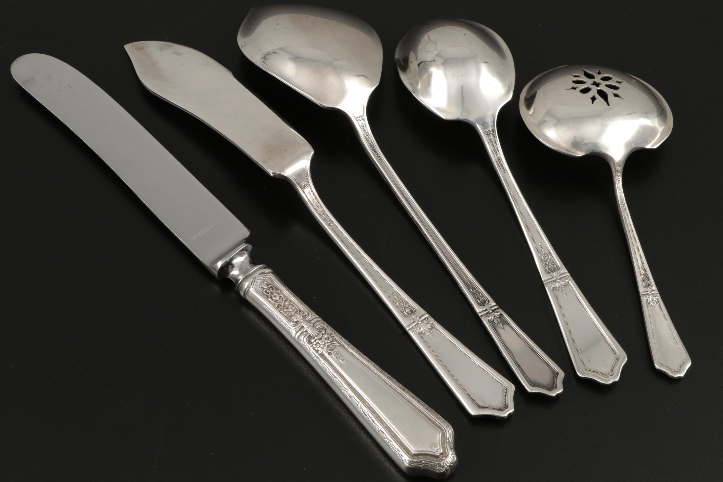Towle "D'Orleans" Sterling Silver Flatware and Serving Utensils