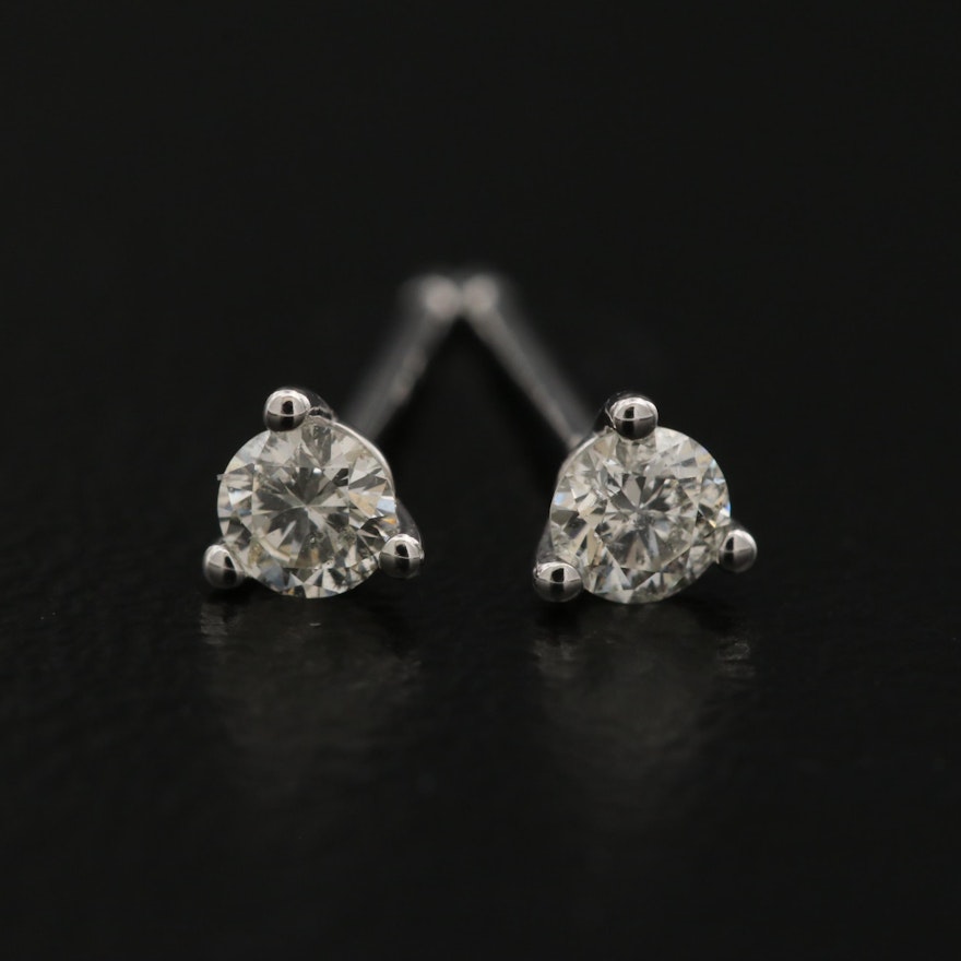 14K 0.16 CTW Diamond Martini Set Stud Earrings