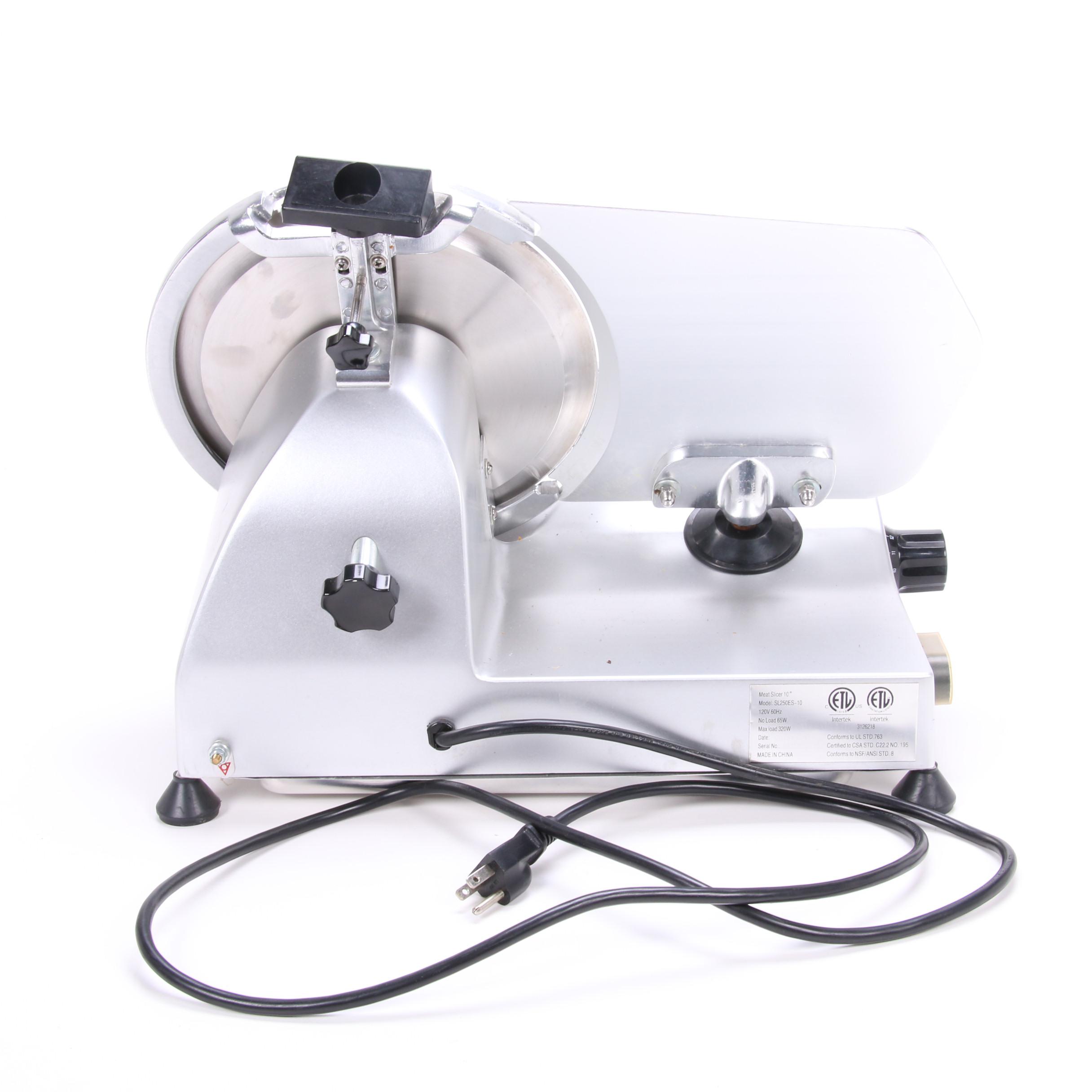 Patriot Commercial 10" Meat Slicer, Model SL250ES-10