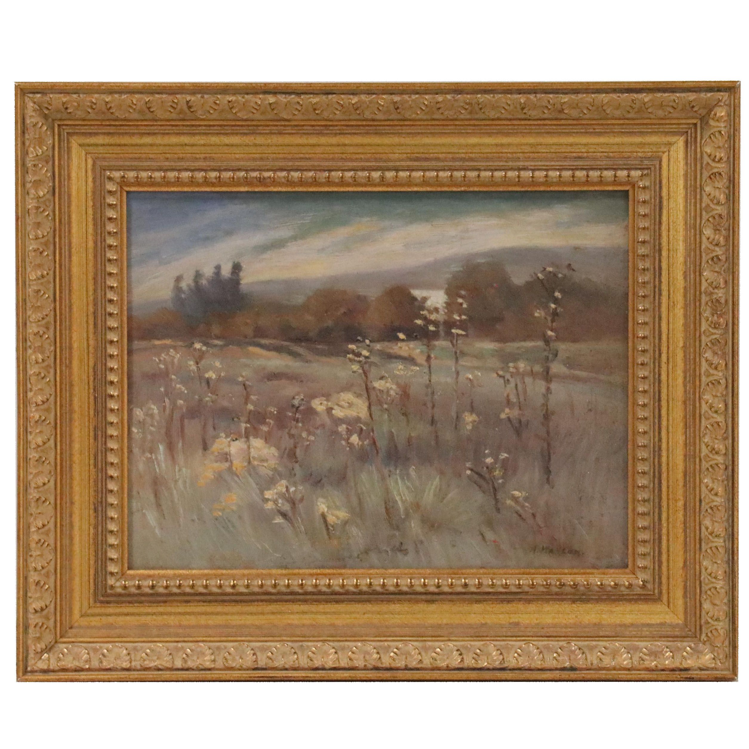 Adele Watson Landscape Oil Painting of Meadow