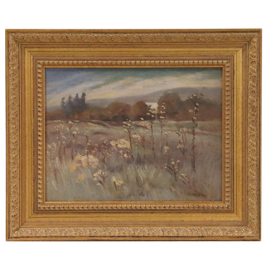 Adele Watson Landscape Oil Painting of Meadow