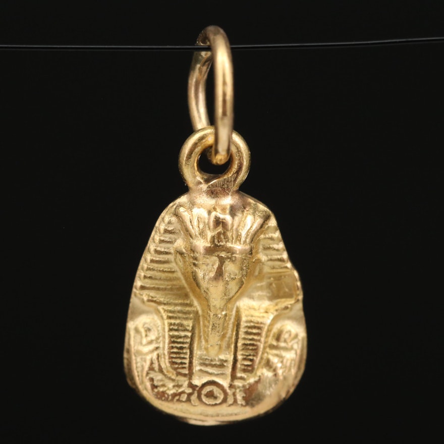 Egyptian 18K Pharoh Pendant
