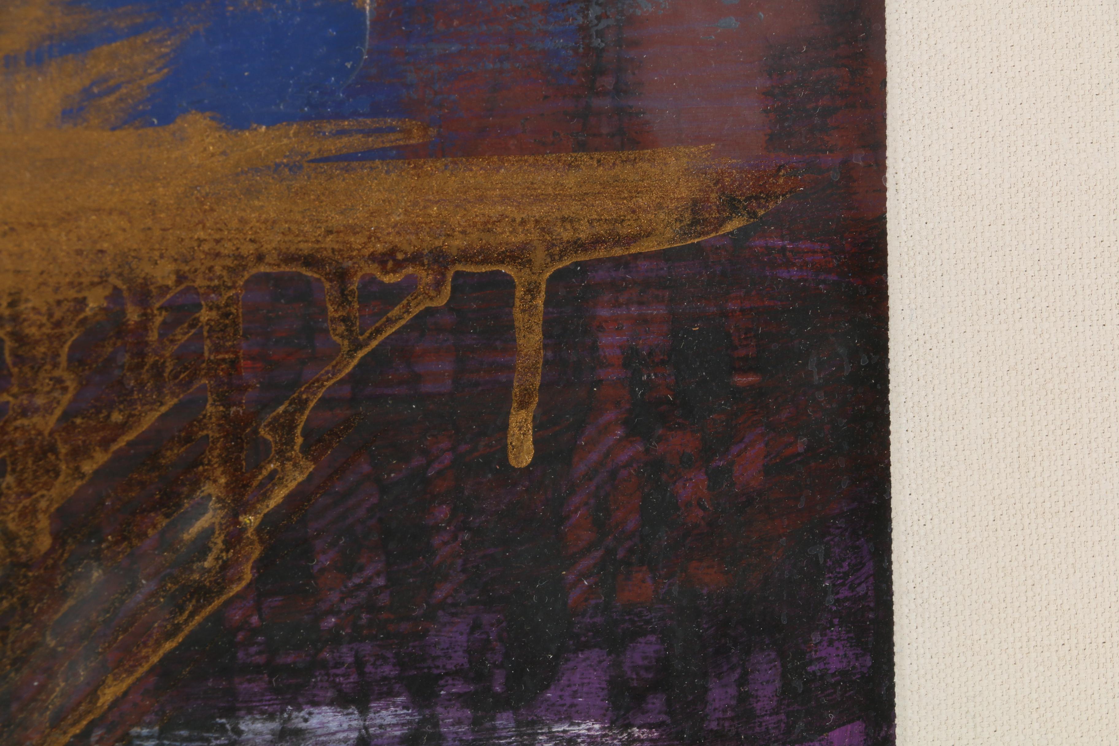 Linae Frei Abstract Acrylic Painting