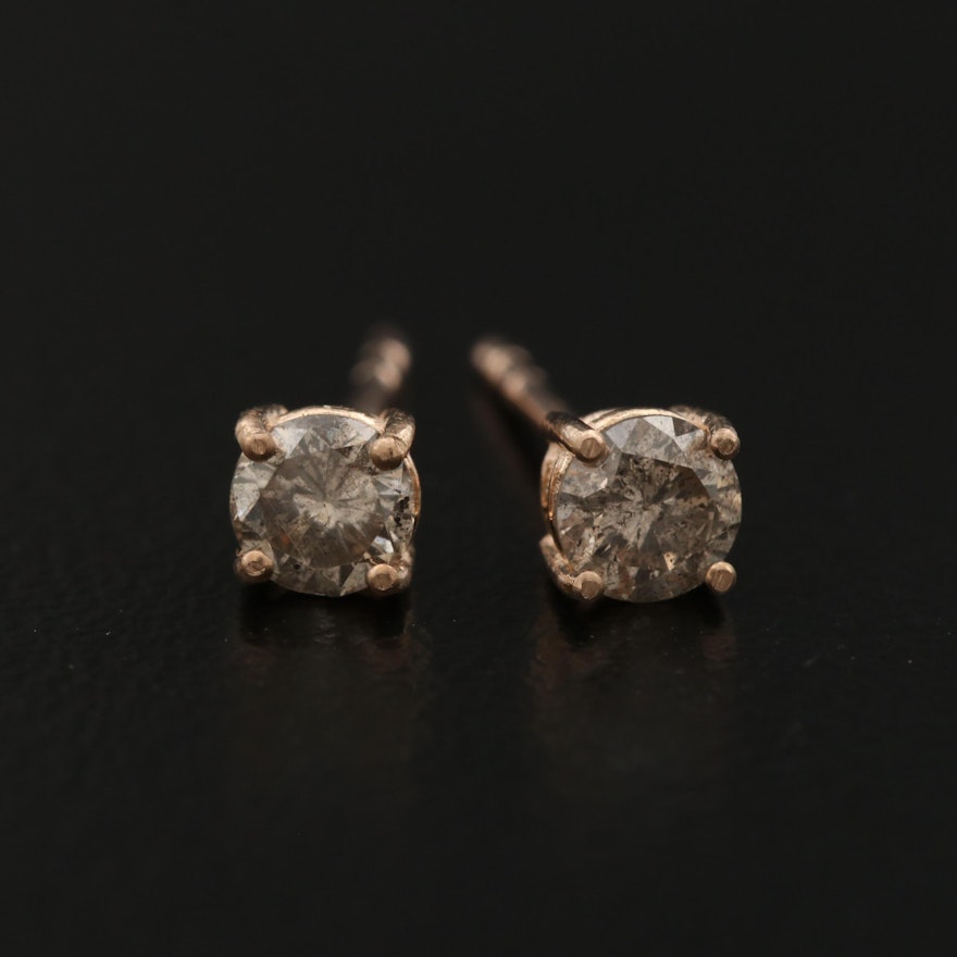 14K 0.42 CTW Diamond Stud Earrings