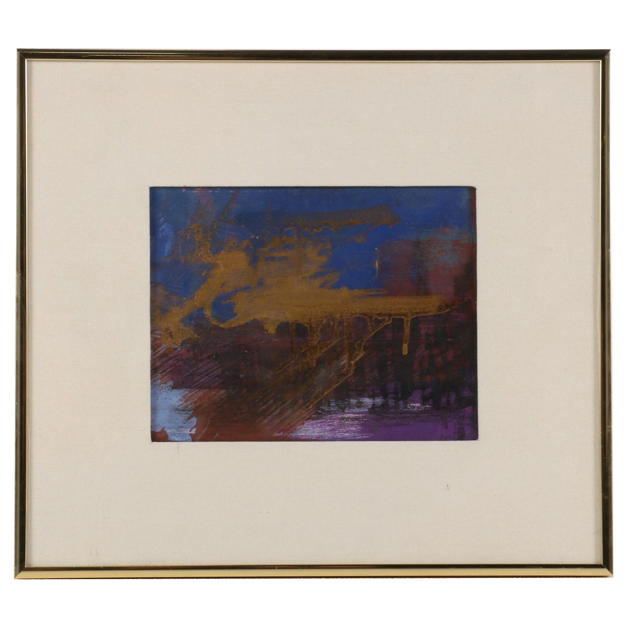 Linae Frei Abstract Acrylic Painting