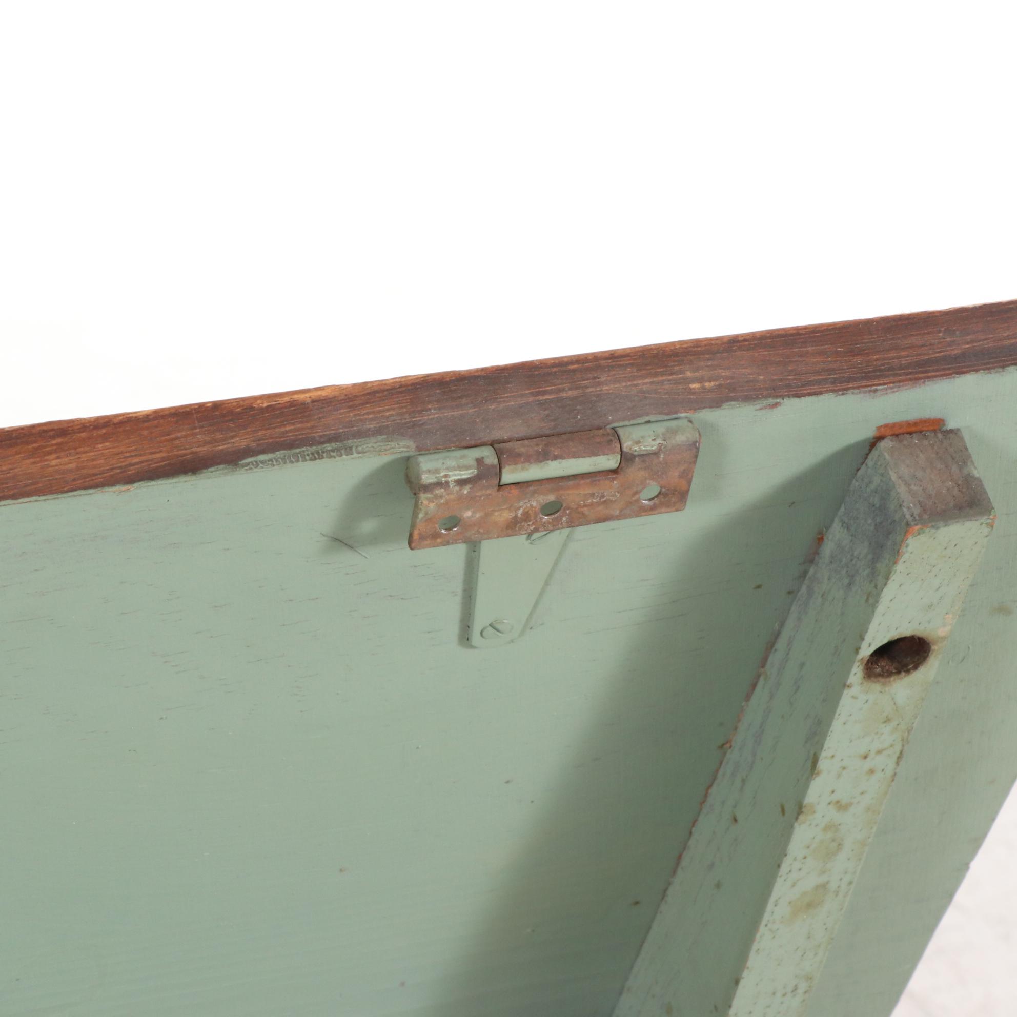 Painted Wood Student Drafting Desk, Early to Mid 20th Century