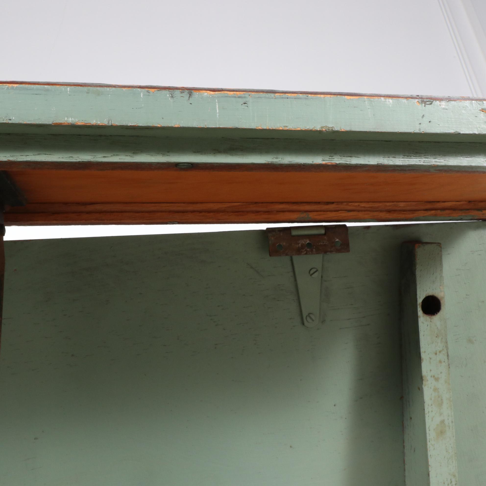 Painted Wood Student Drafting Desk, Early to Mid 20th Century