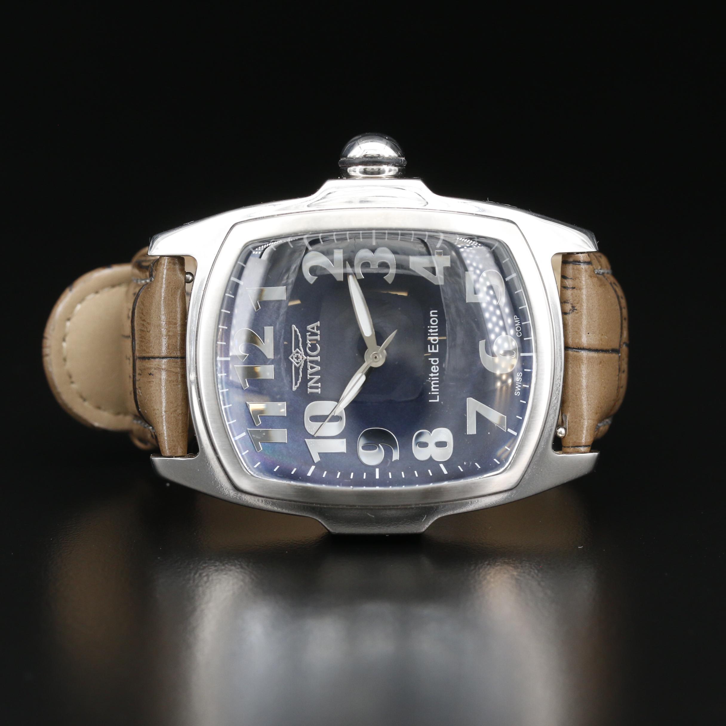 Invicta Lupah Stainless Steel Quartz Watch with Interchangeable Bands