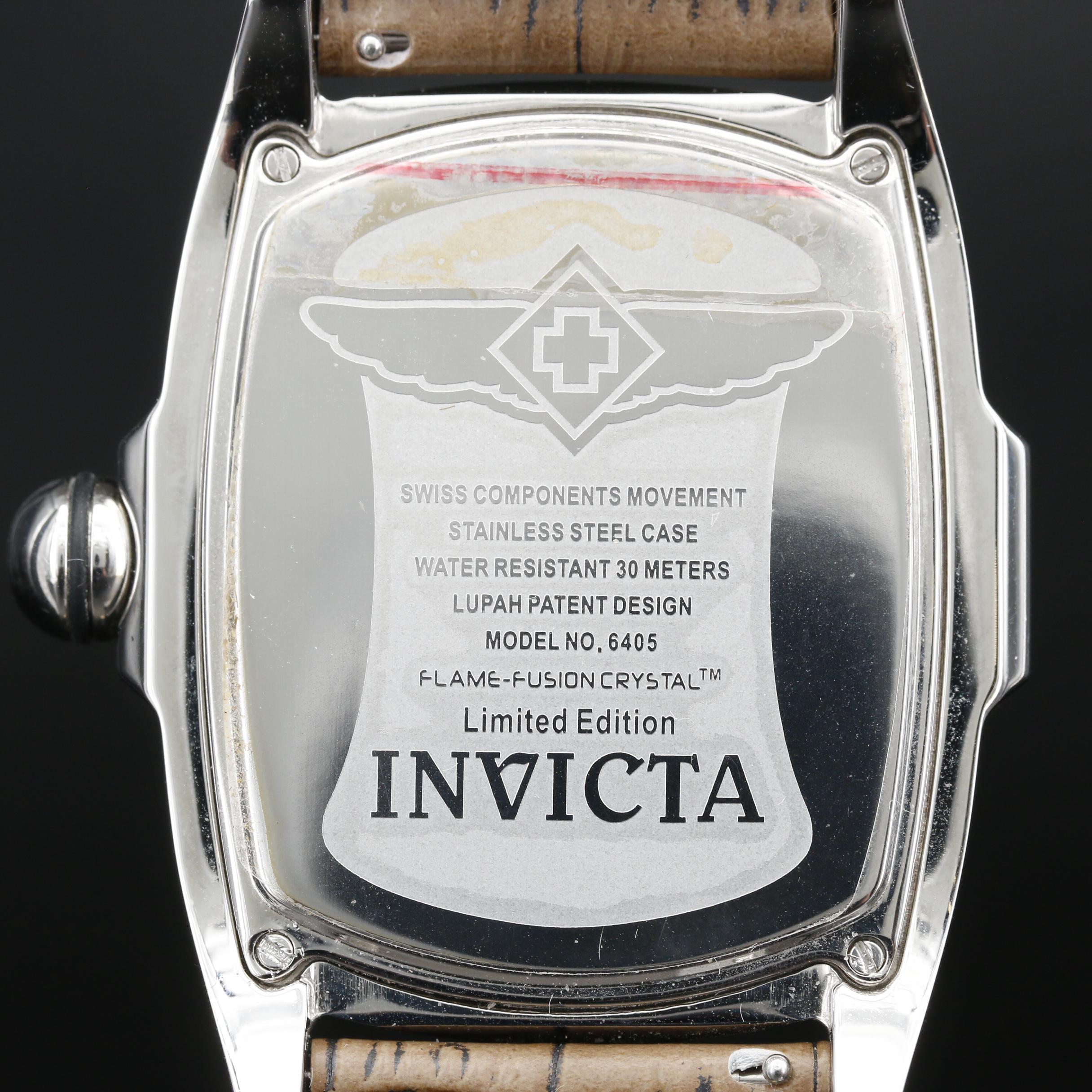 Invicta Lupah Stainless Steel Quartz Watch with Interchangeable Bands