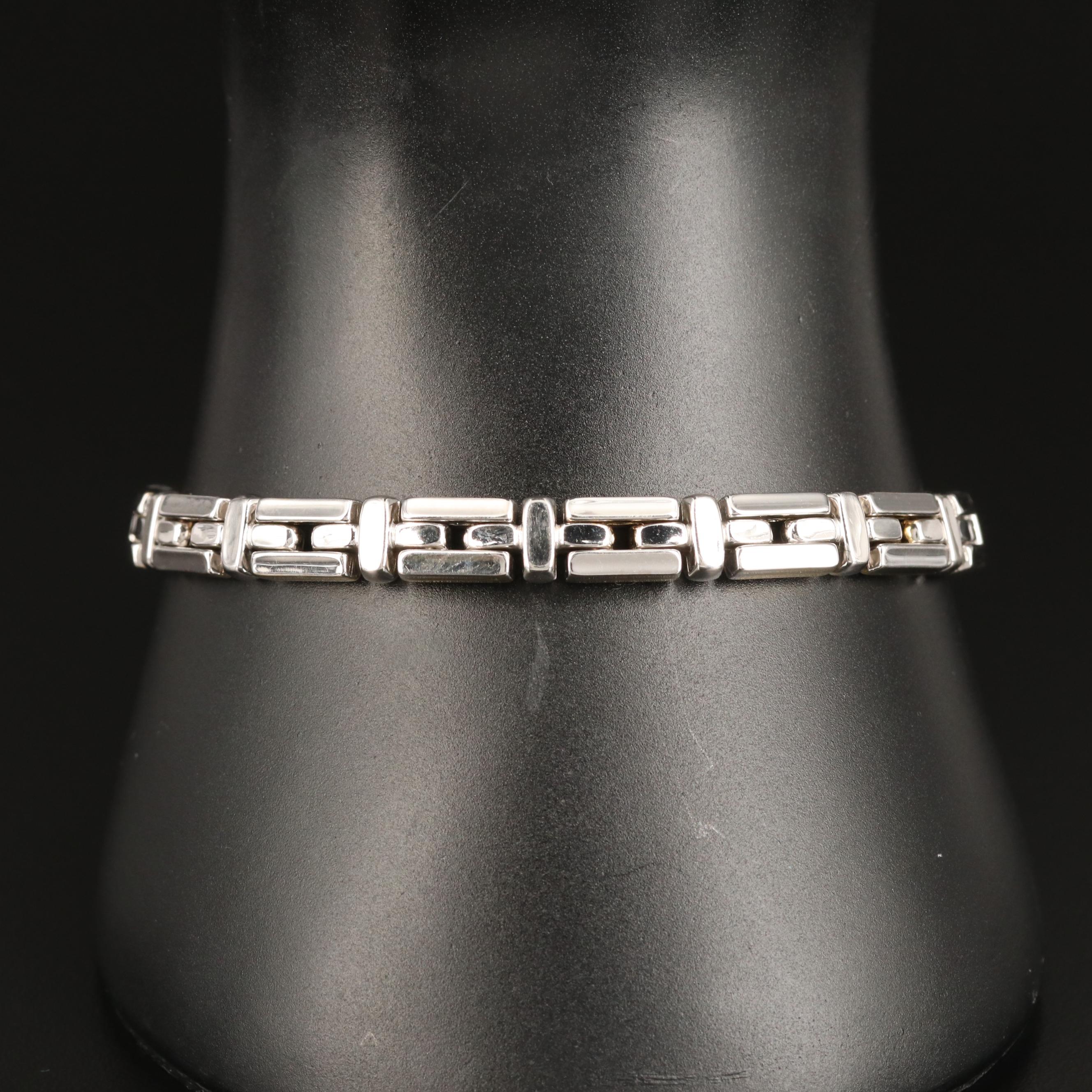 Chimento 18K Two-Tone Reversible Bracelet with Diamond Accent