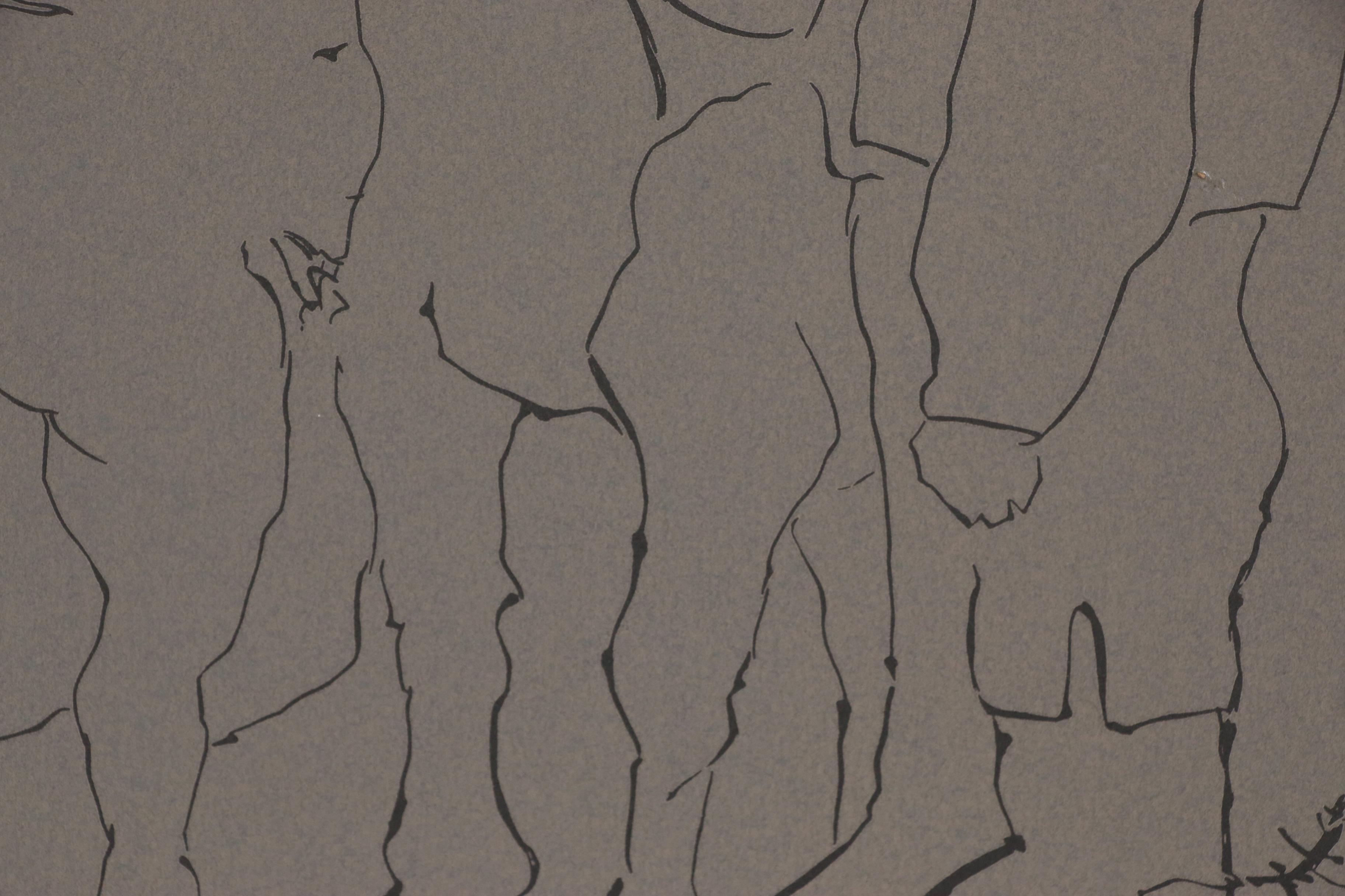 Pablo Picasso Linoleum Cut "Picador, Woman & Horse"