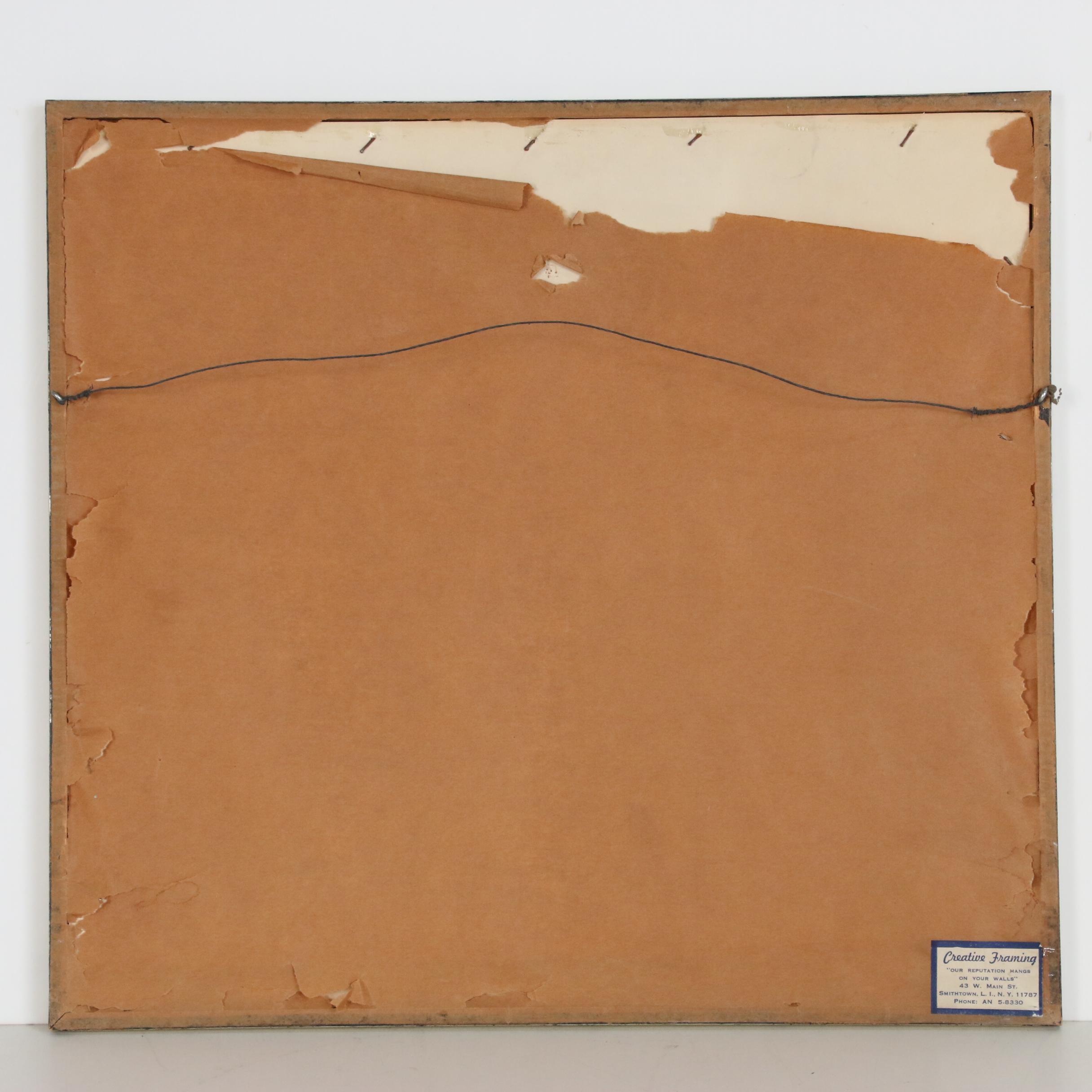 Pablo Picasso Linoleum Cut "Bacchanale with Bull"