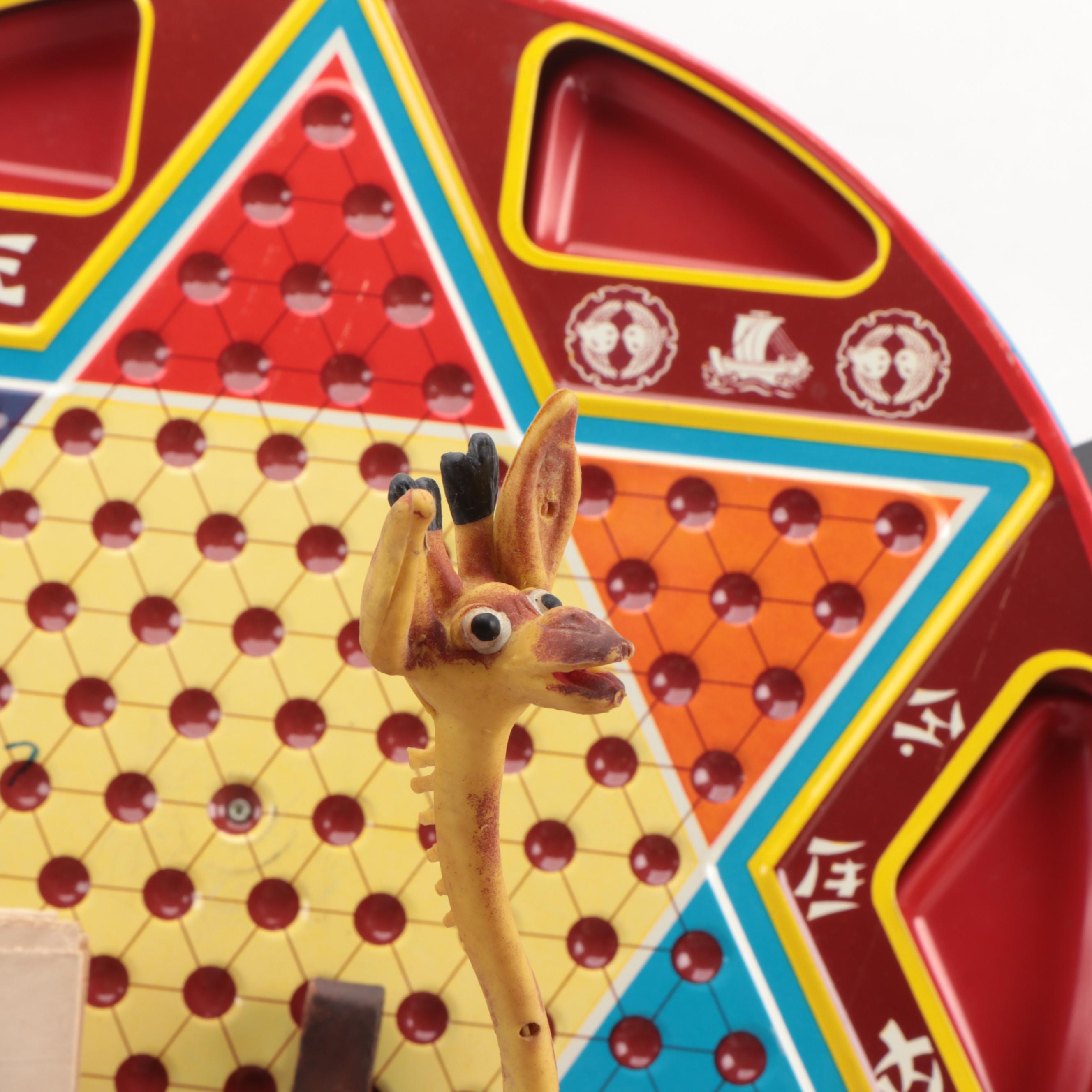 Carnival Toy Prizes, Chinese Checkers, "Snow White" Game, and More, Mid-20th C.