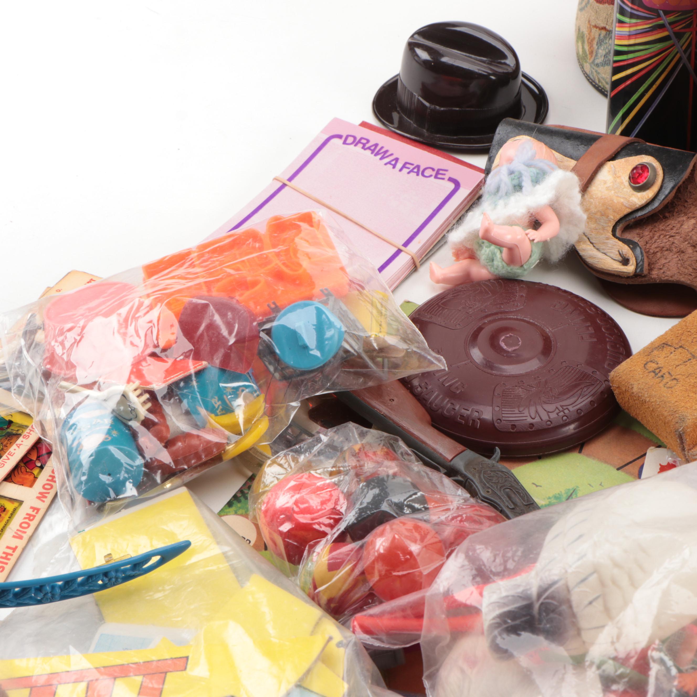 Carnival Toy Prizes, Chinese Checkers, "Snow White" Game, and More, Mid-20th C.