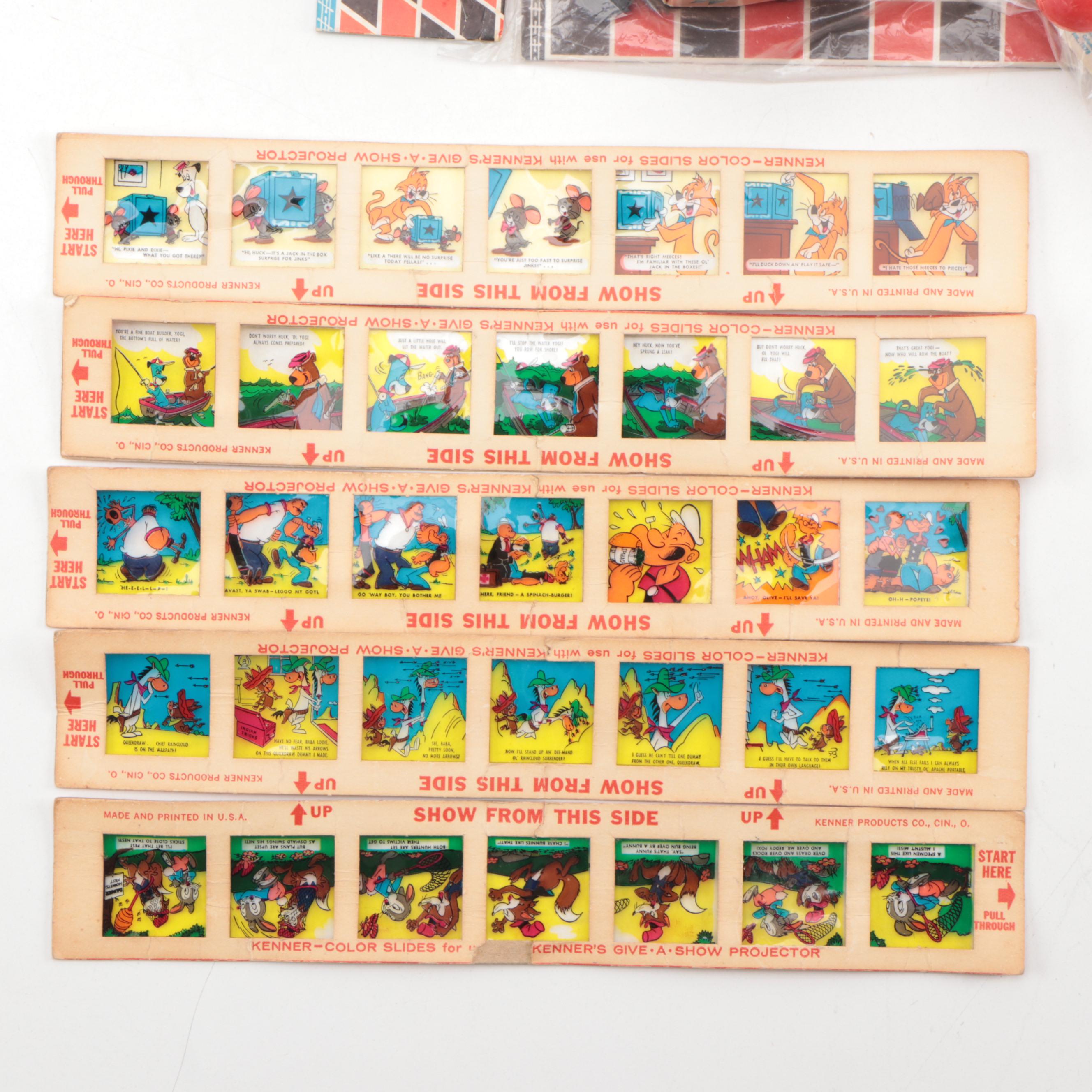 Carnival Toy Prizes, Chinese Checkers, "Snow White" Game, and More, Mid-20th C.