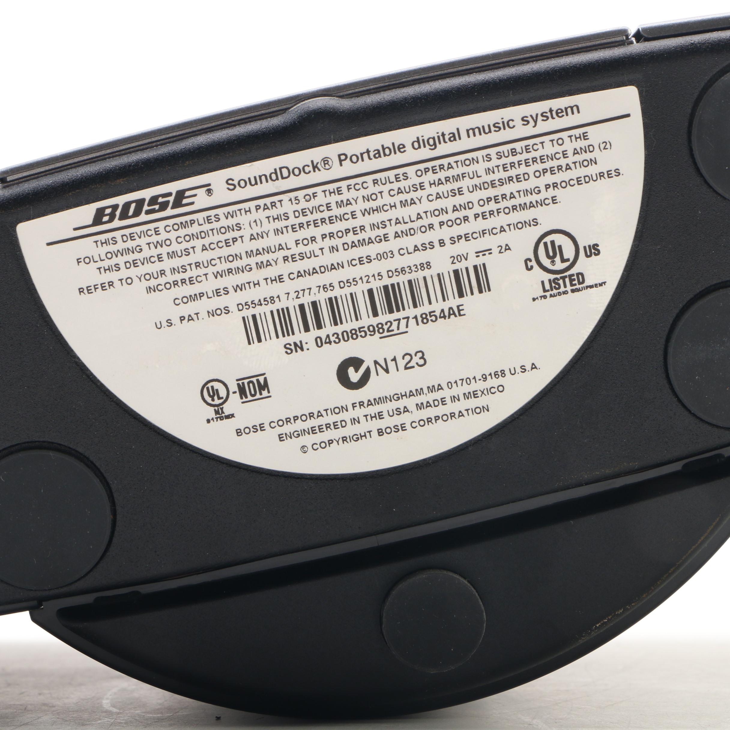 Bose SoundDock N123 Portable Digital Music System