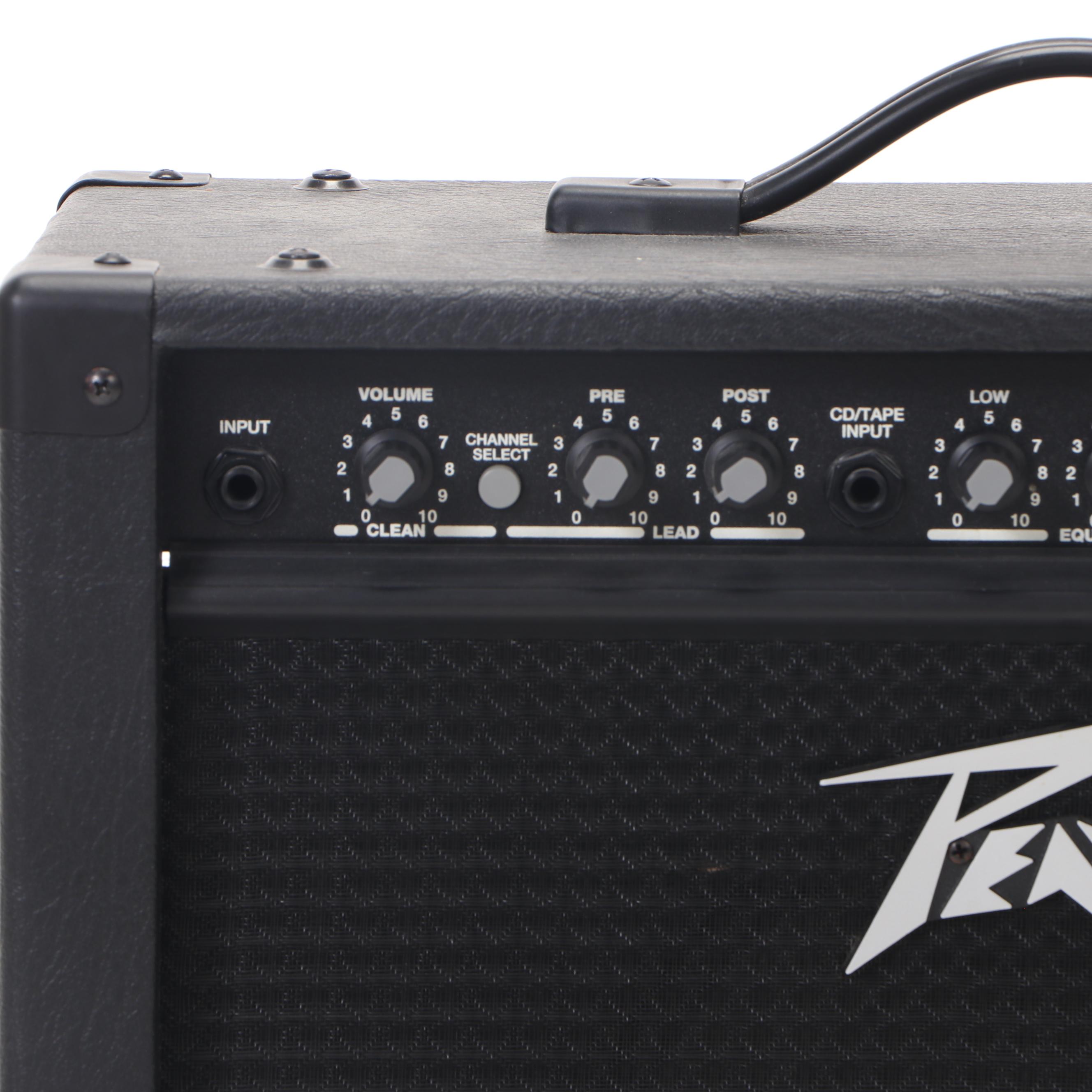 Peavey Audition 110 Amp and Boss Chorus Pedal with Accessories
