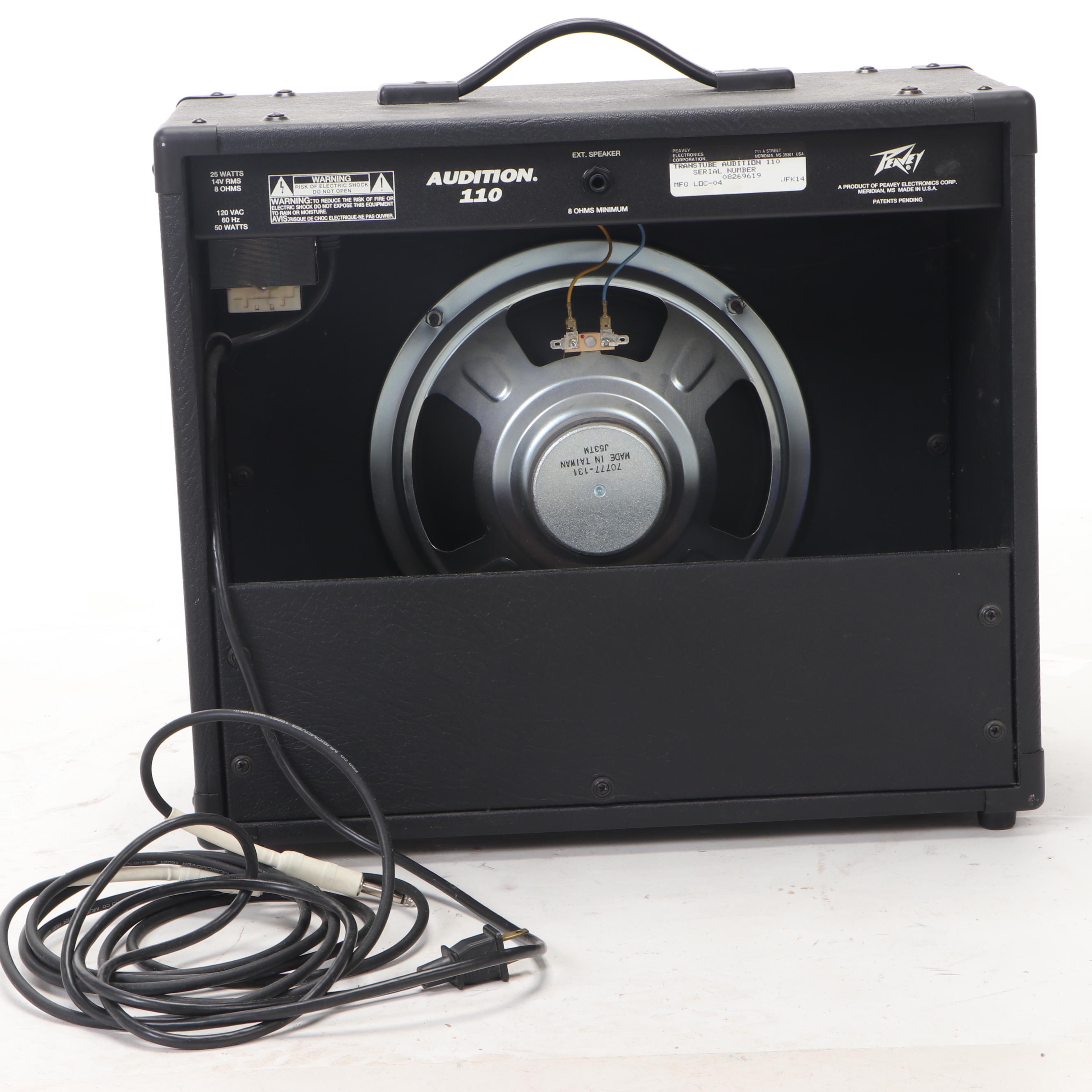 Peavey Audition 110 Amp and Boss Chorus Pedal with Accessories