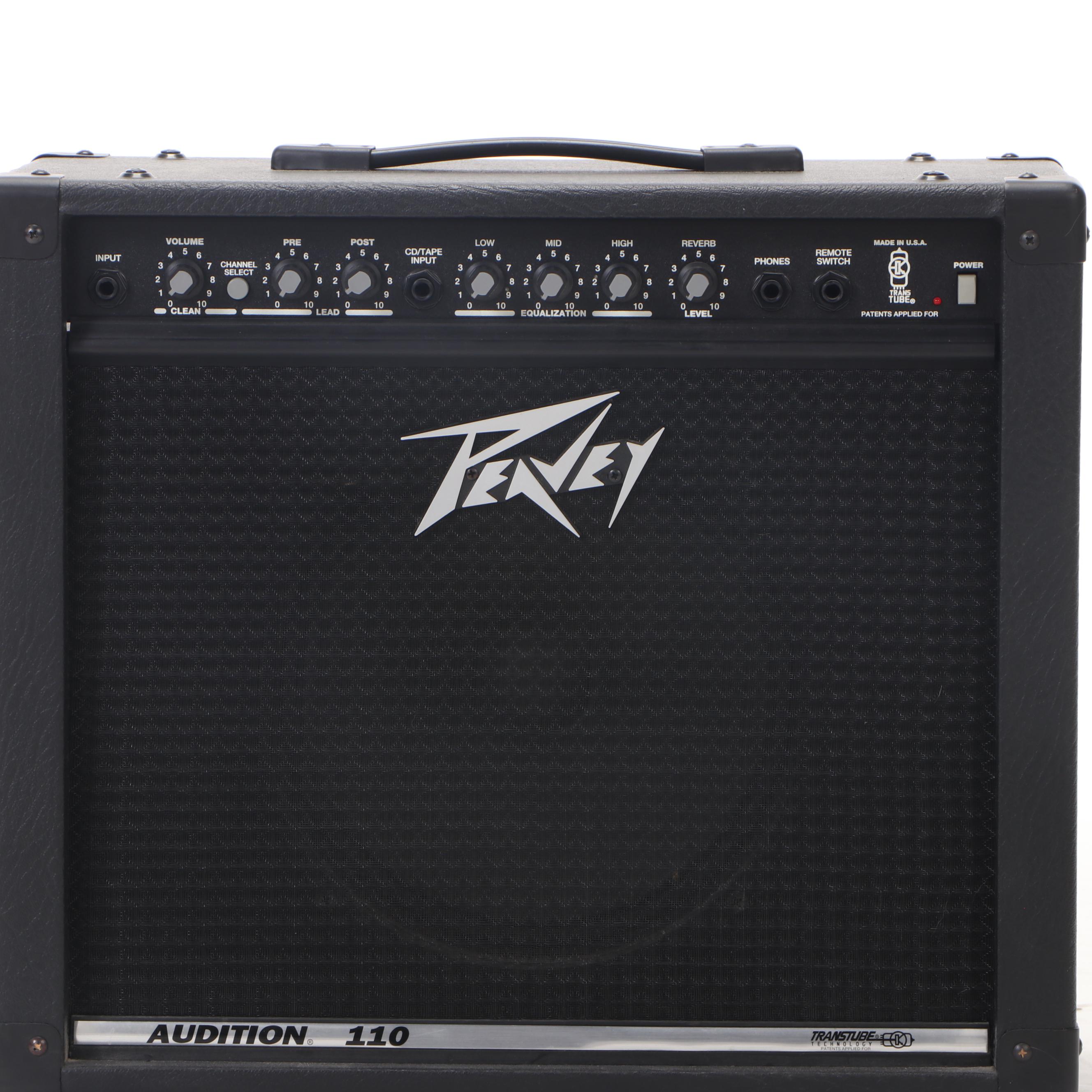 Peavey Audition 110 Amp and Boss Chorus Pedal with Accessories