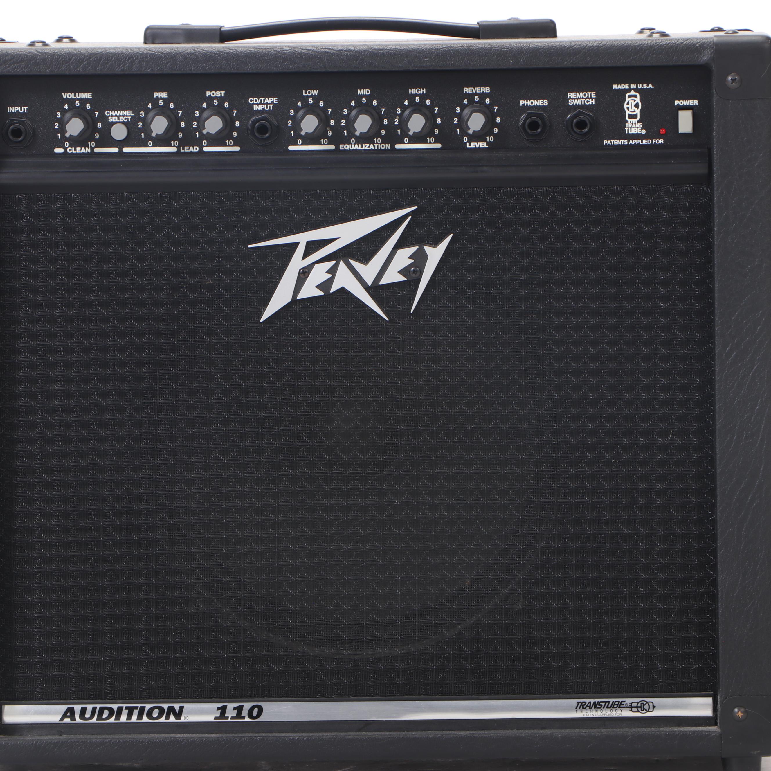 Peavey Audition 110 Amp and Boss Chorus Pedal with Accessories