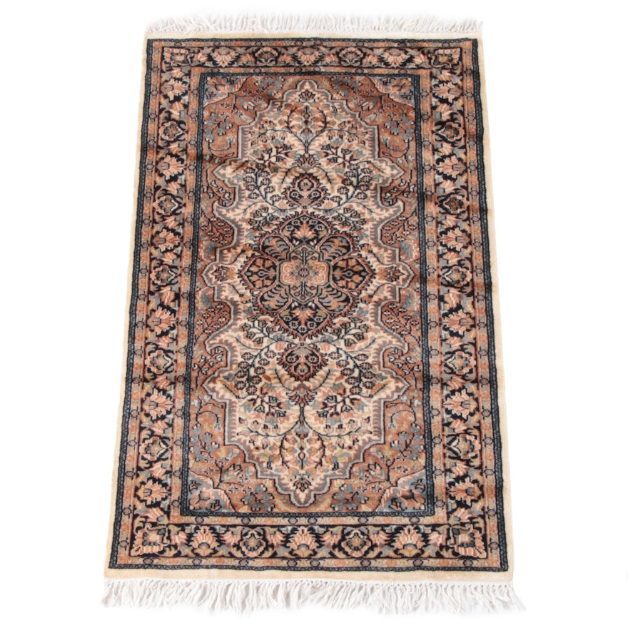 3'1 x 5'7 Hand-Knotted Persian Sarouk Wool Rug