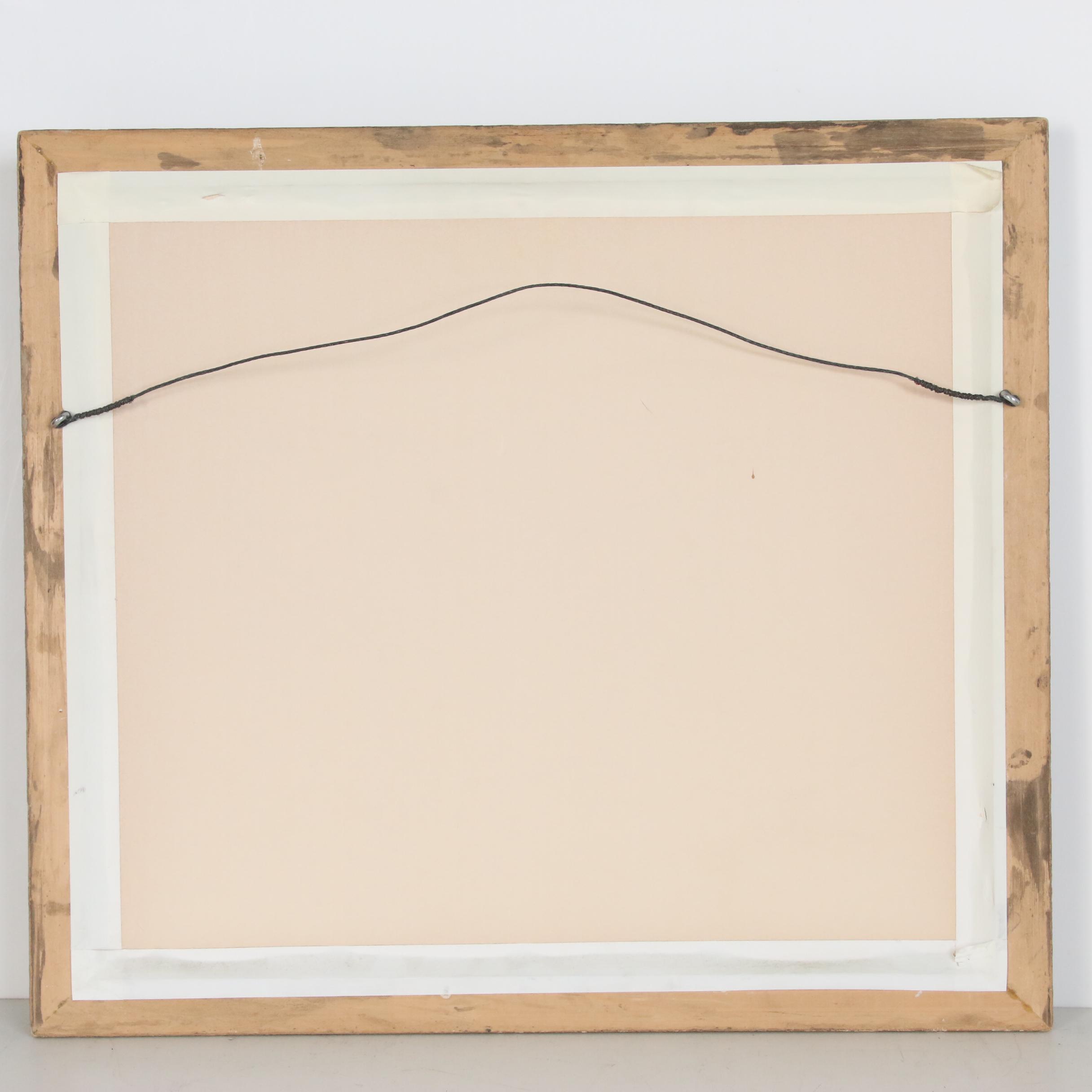 Adam Kelley Pastel Drawing of Domestic Donkey, 1984