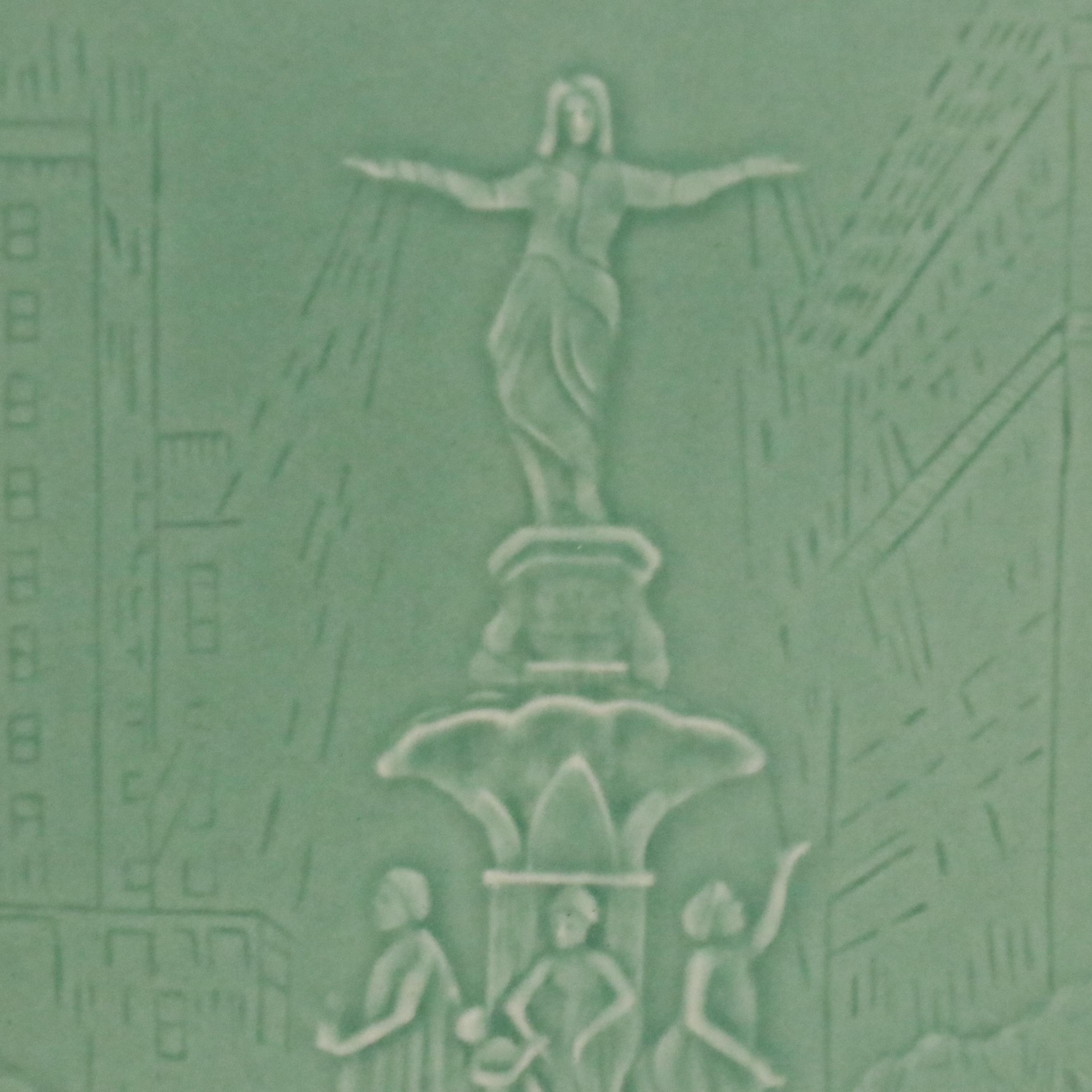 Rookwood Pottery Plaque For Rededication of Tyler Davidson Fountain, 2008