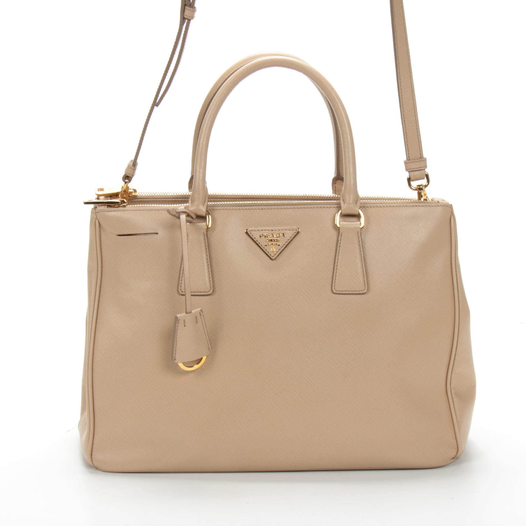 Prada Saffiano Leather Shoulder Bag