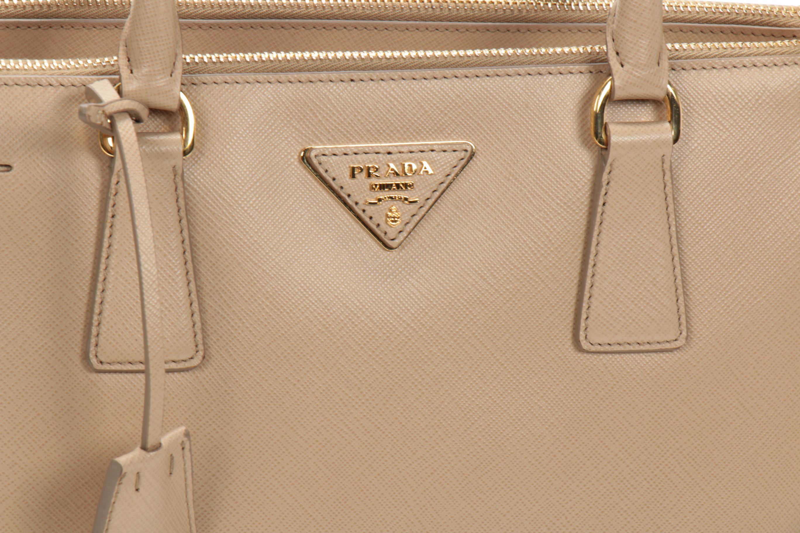 Prada Saffiano Leather Shoulder Bag