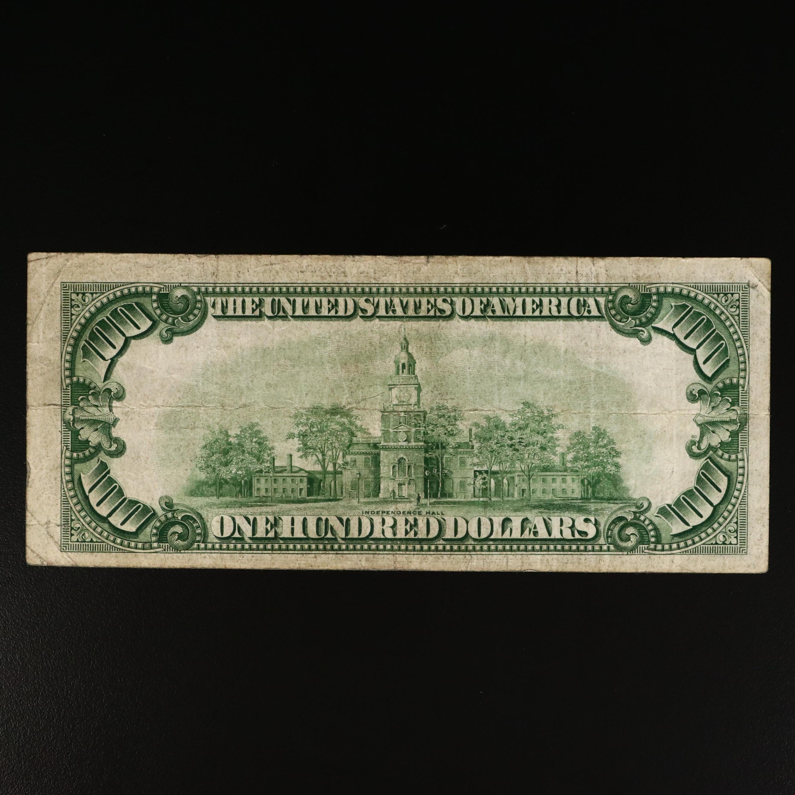 Series of 1934 $100 Federal Reserve Note