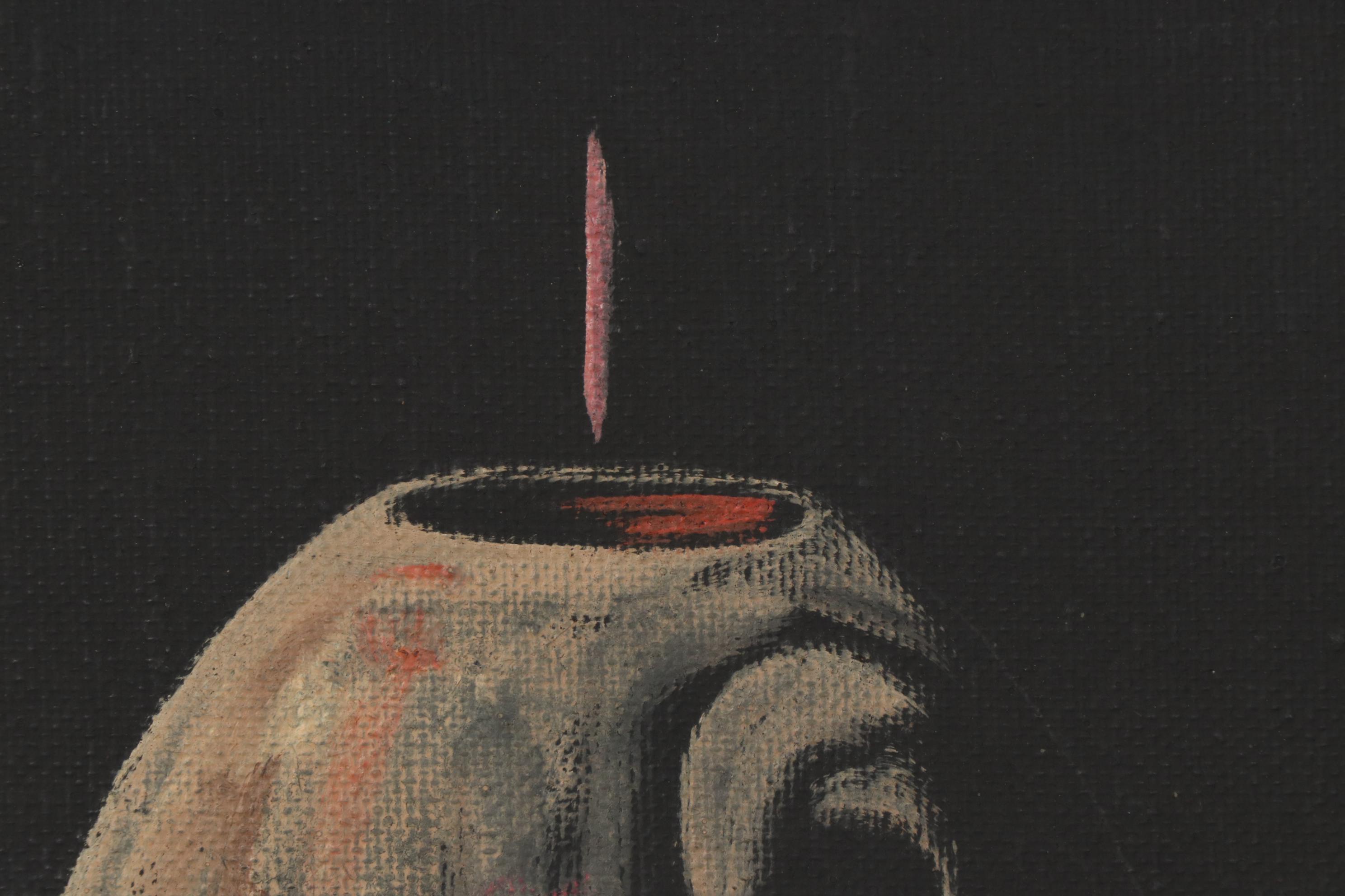 Cay-Skot Oil Painting of Still Life Composition, Mid to Late 20th Century