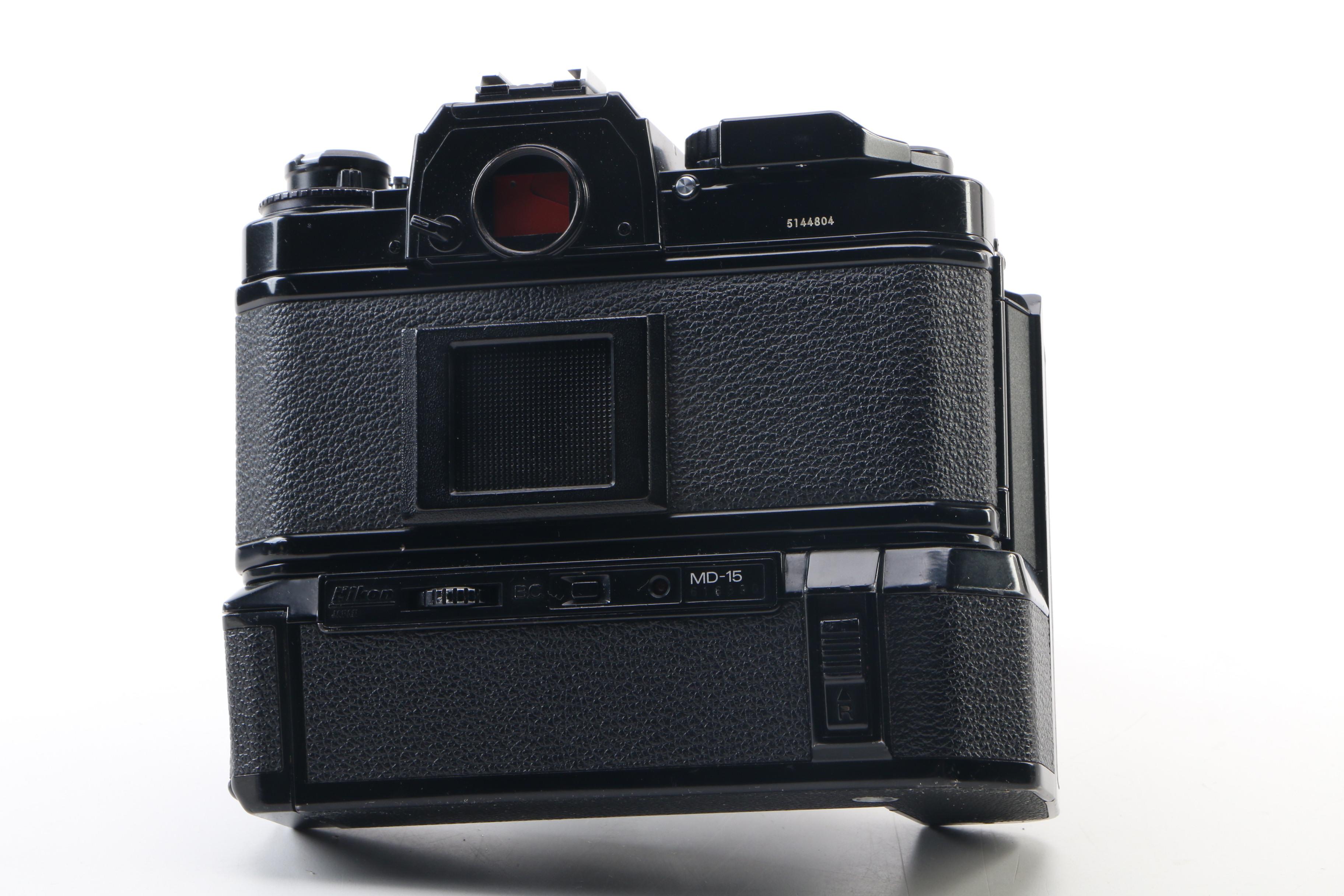 Nikon FA with MD-15 Motor Drive and 35-105mm Zoom Lens