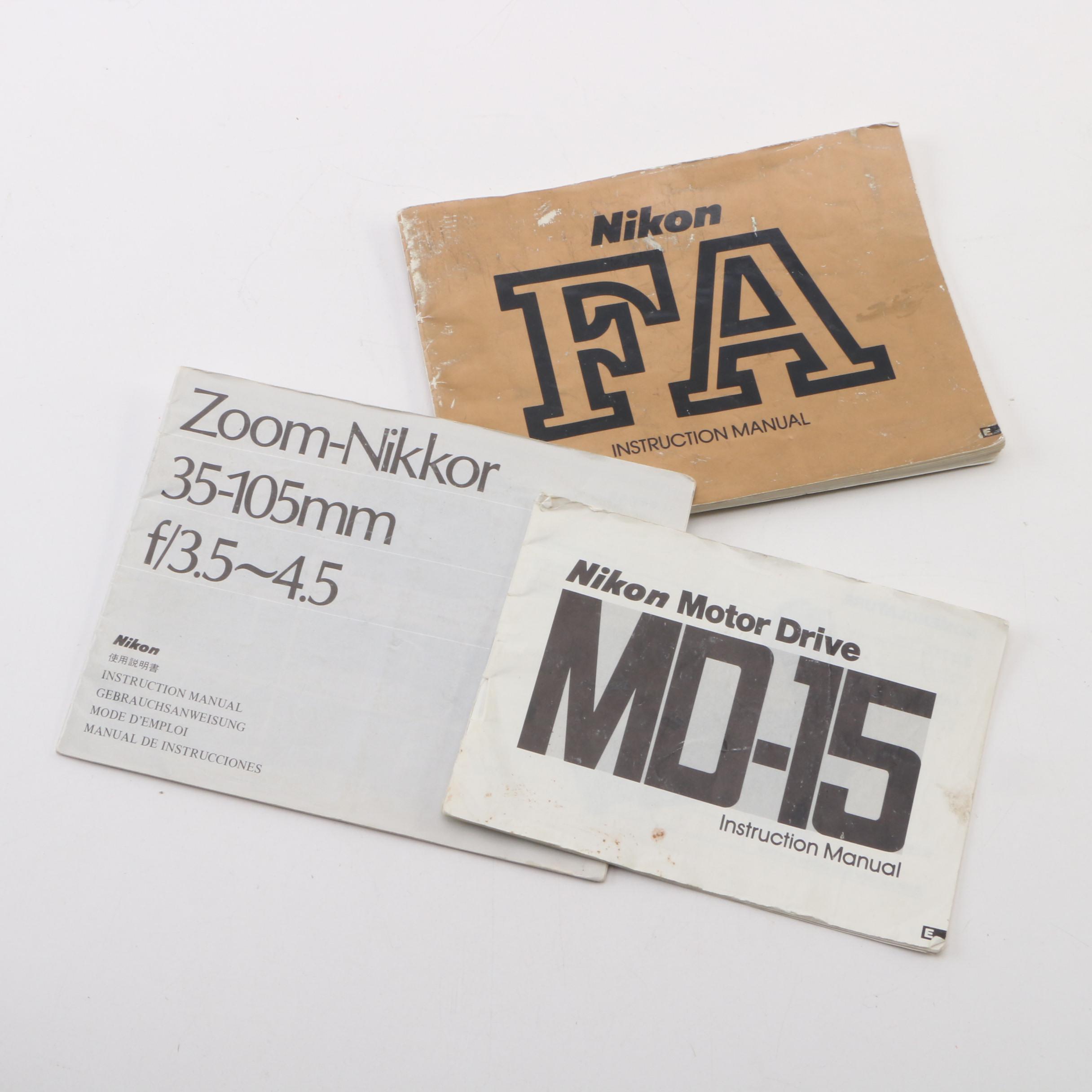 Nikon FA with MD-15 Motor Drive and 35-105mm Zoom Lens