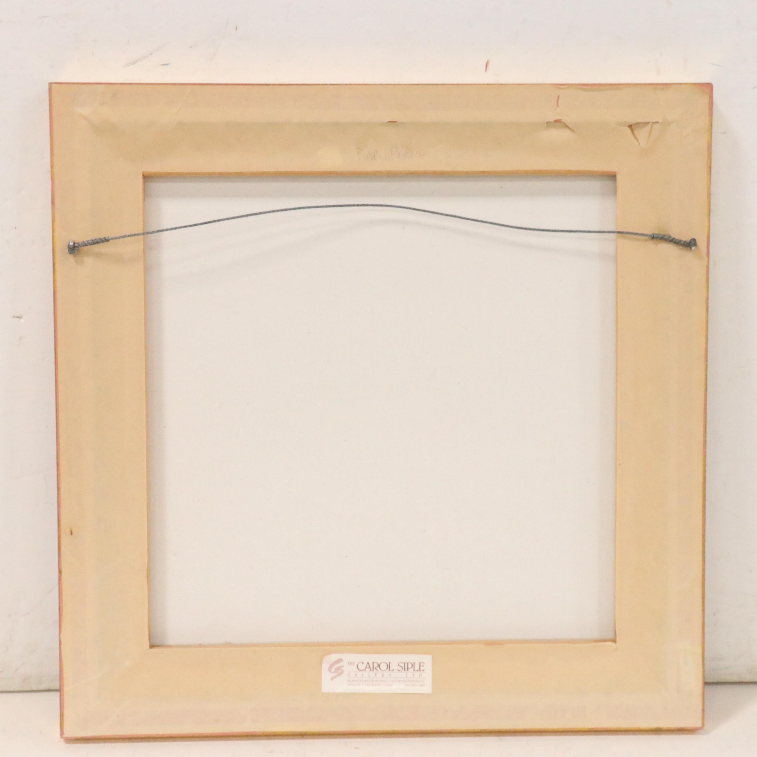 Patti Cramer Acrylic Painting of Horse and Jockey "Red Rider"