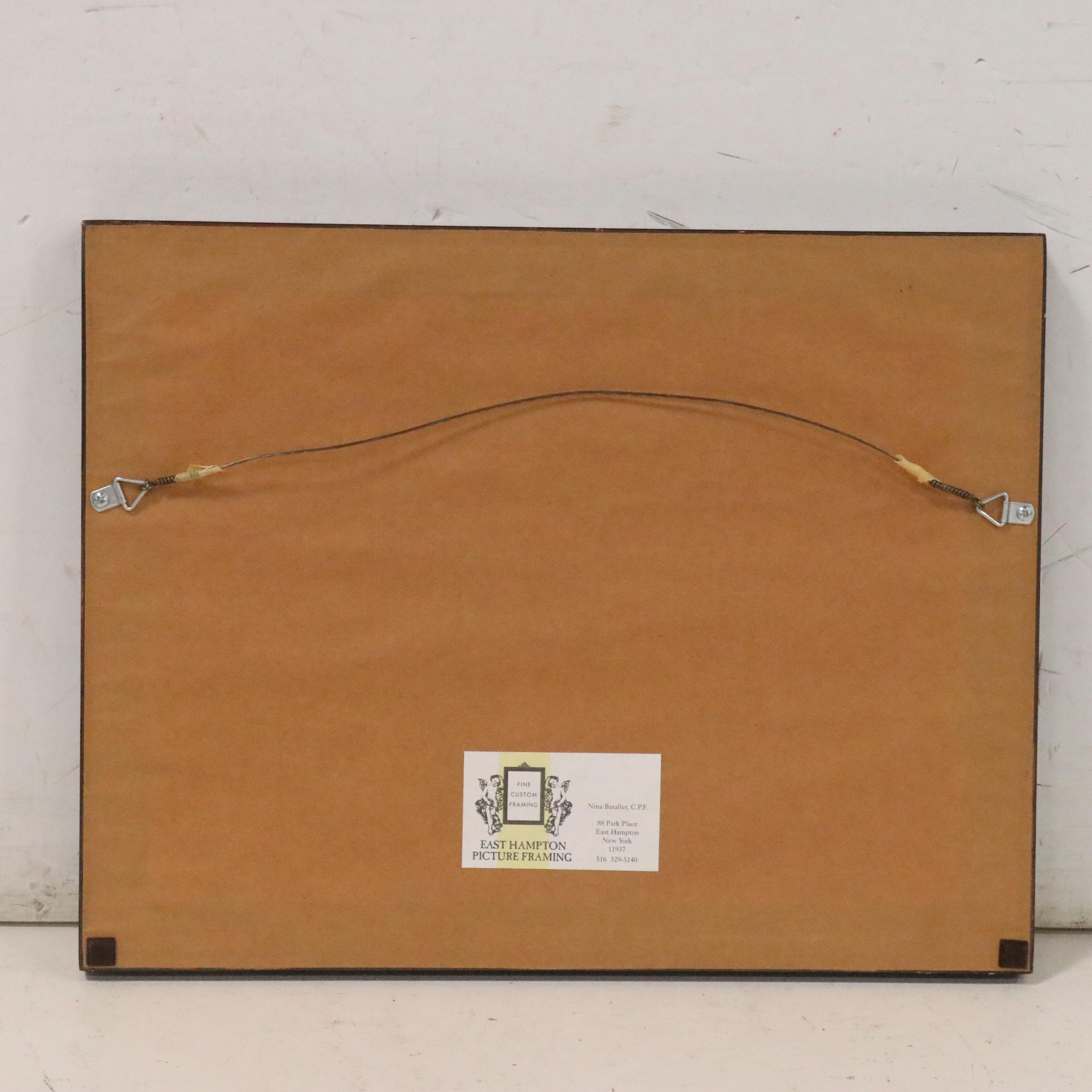 Watercolor Painting of Clipper Ship at Sea "Prospero"