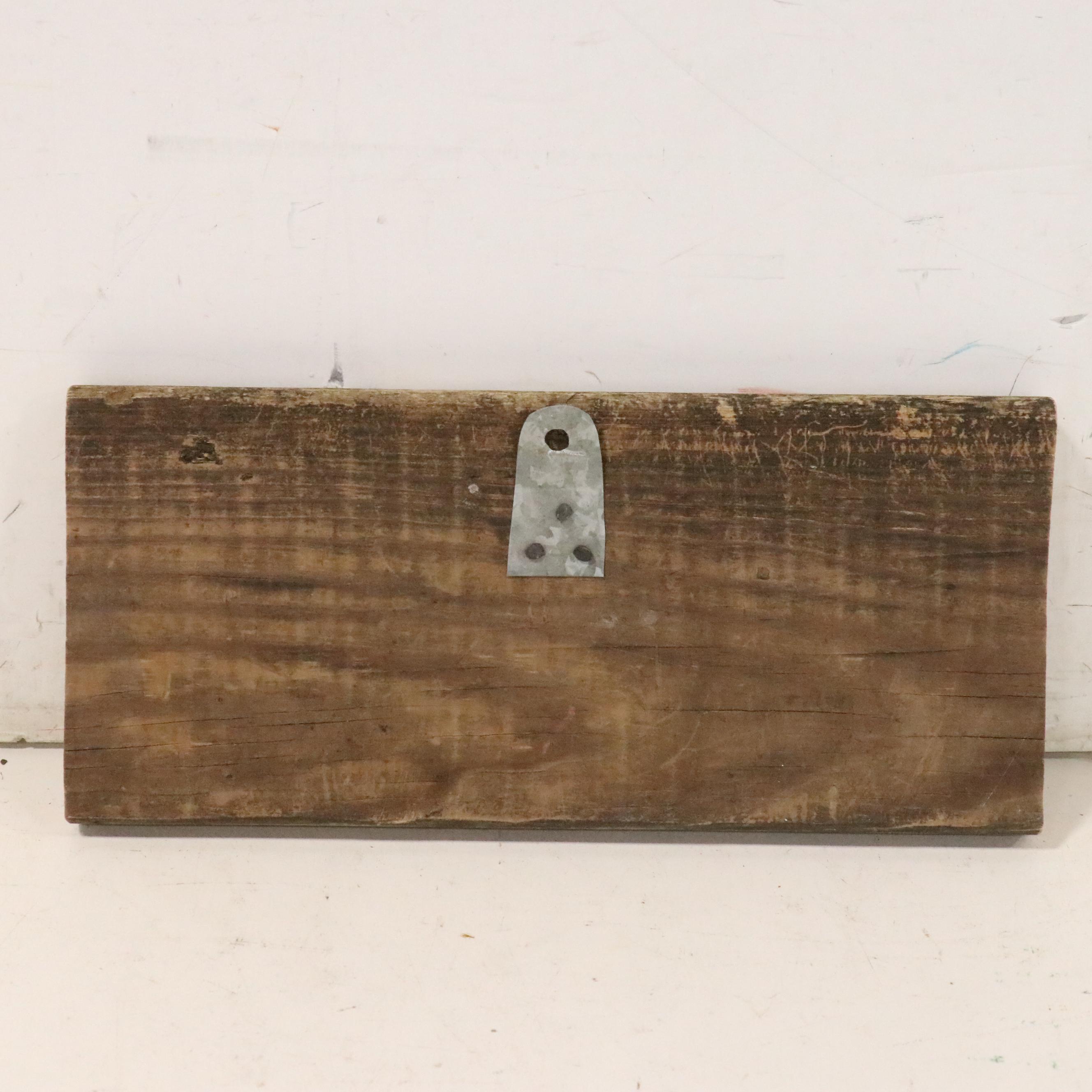 Jackie Underwood Folk Art Acrylic Painting of Dog "I'm a Weenie"