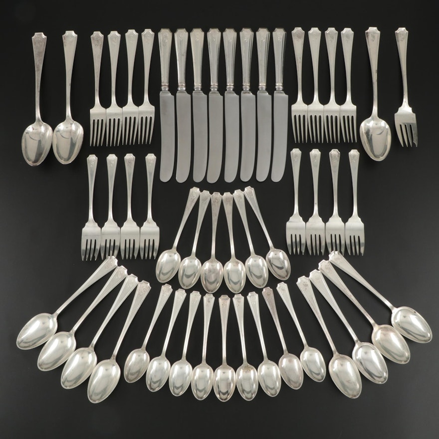 Gorham "Fairfax" Sterling Silver Flatware, Late 19th/Early 20th C.